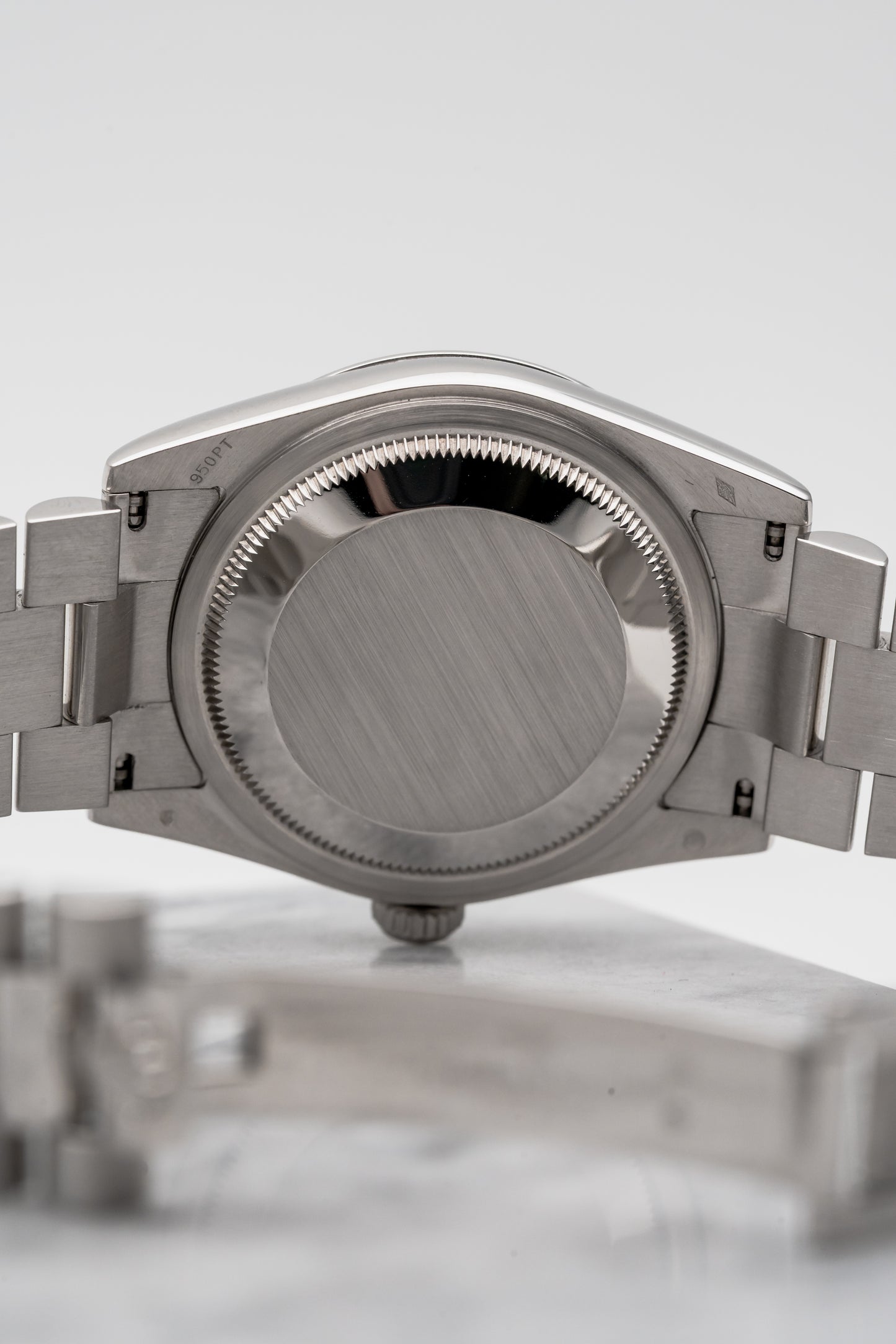 Rolex Daydate 36 118206 Platinum Pave Blue