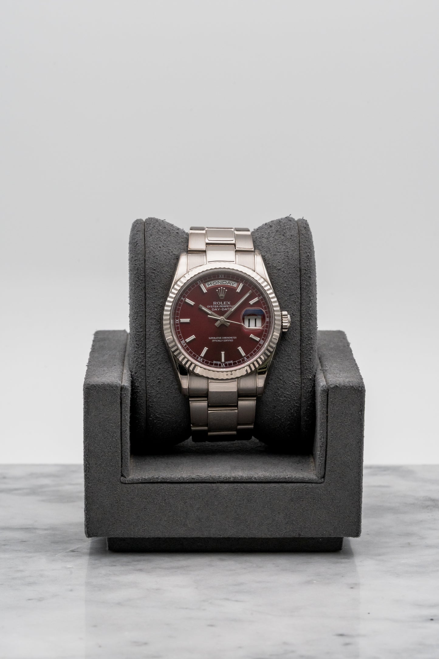 Rolex Day-Date 36 118209 Cherry Dial