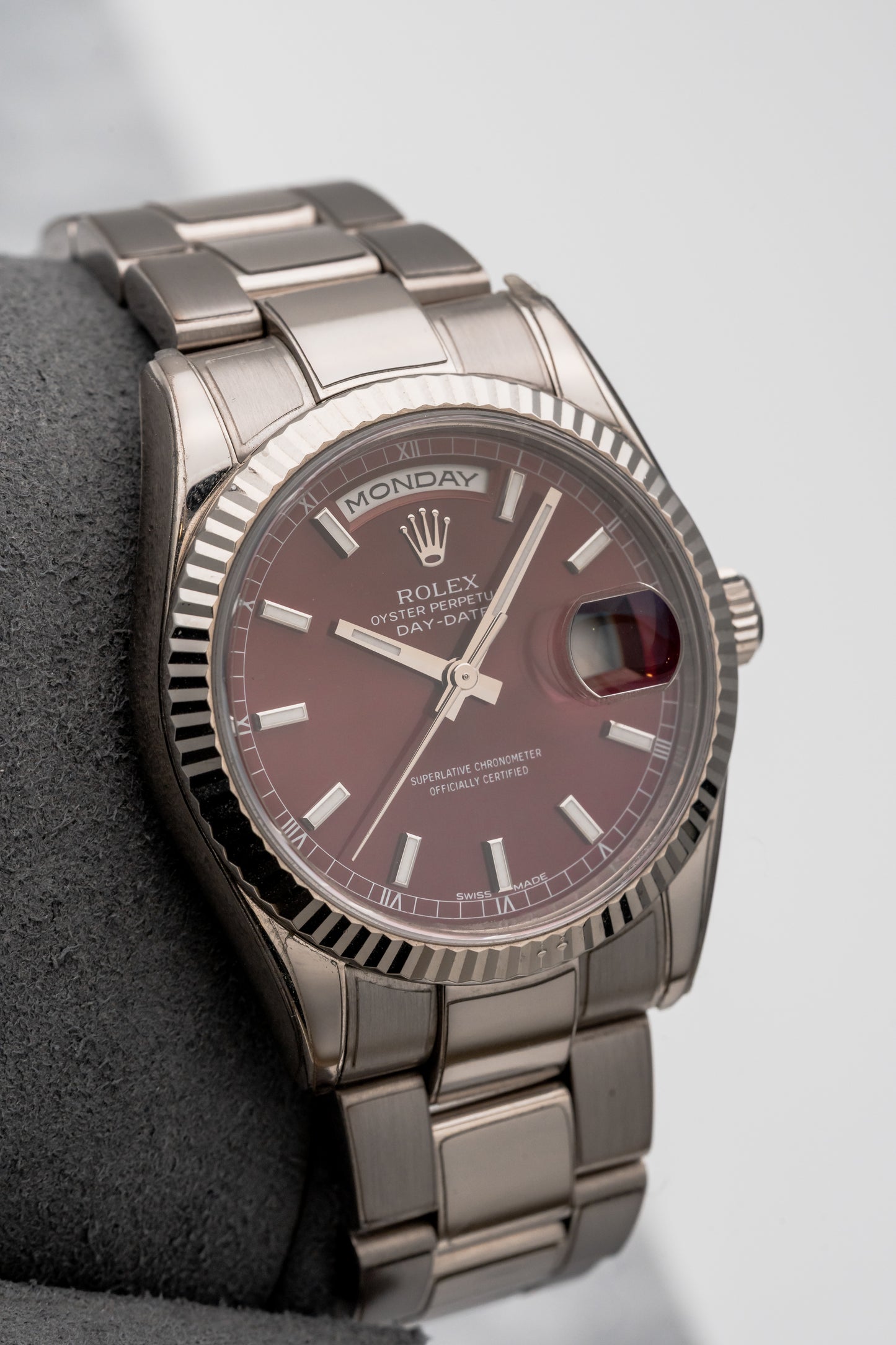 Rolex Day-Date 36 118209 Cherry Dial