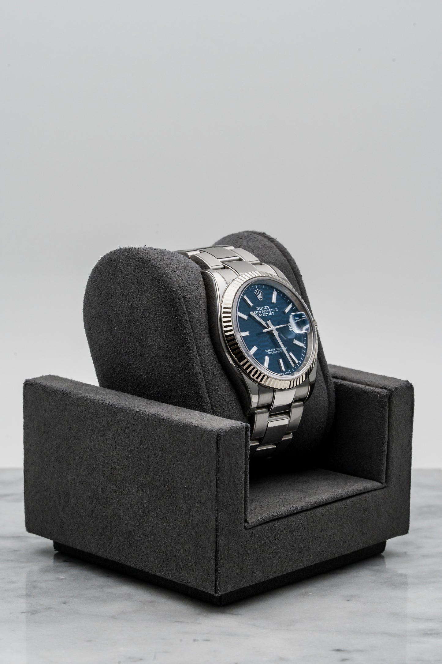 Rolex Datejust 36 126234 Blue Fluted-Motif Dial