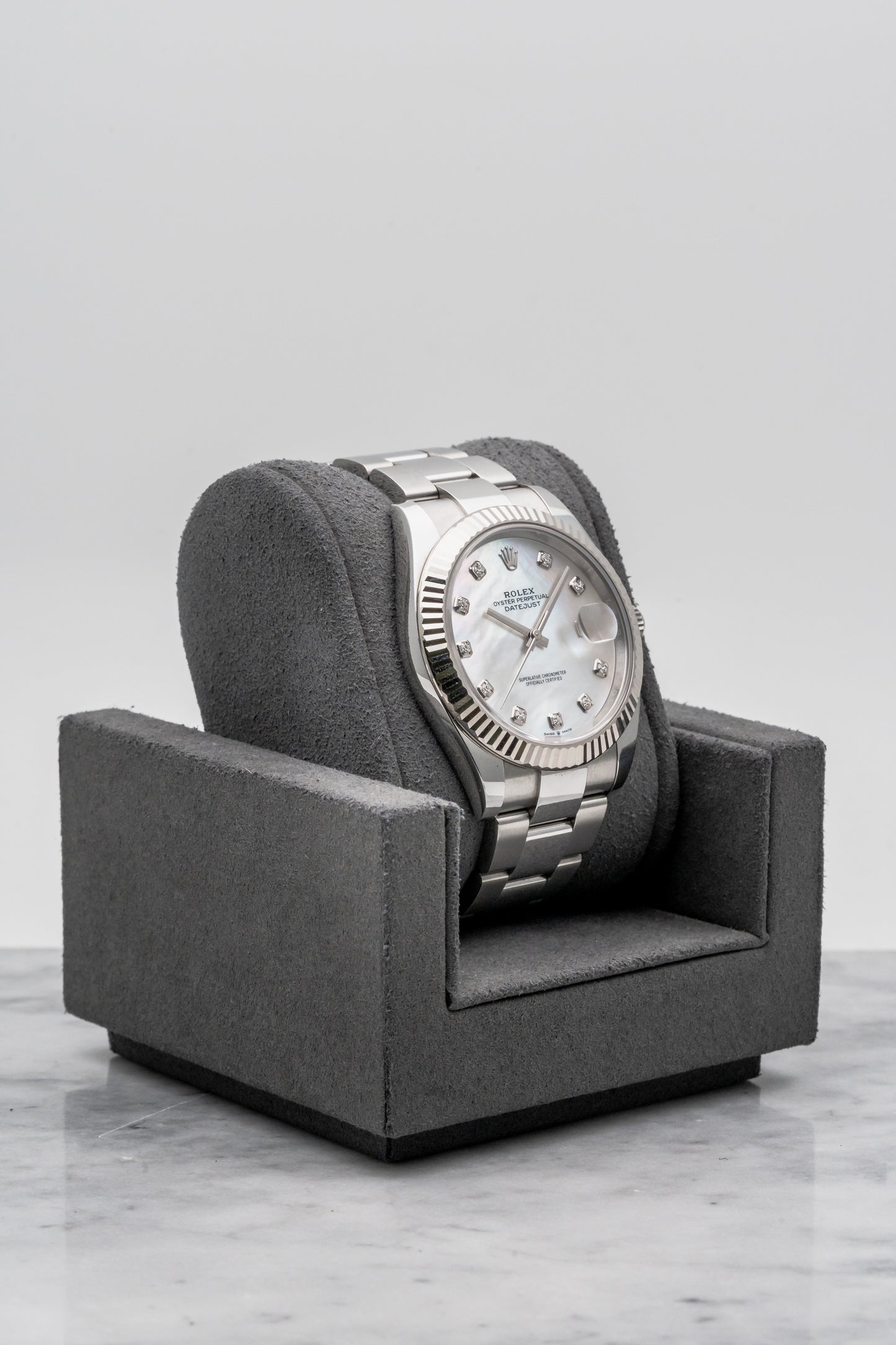 Rolex Datejust 41 Mother of Pearl Diamond Dial 126334