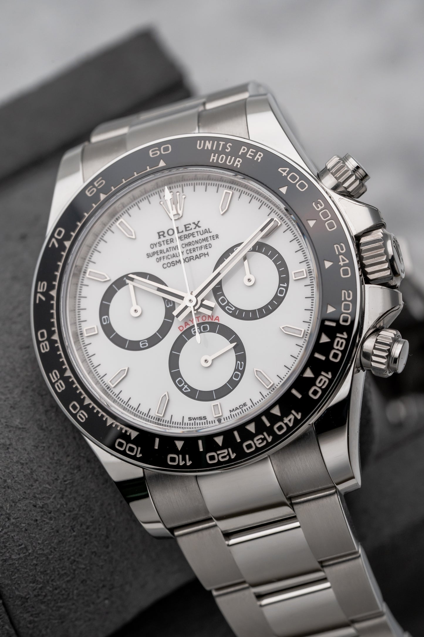 Rolex Daytona 126500LN “Panda” White Dial