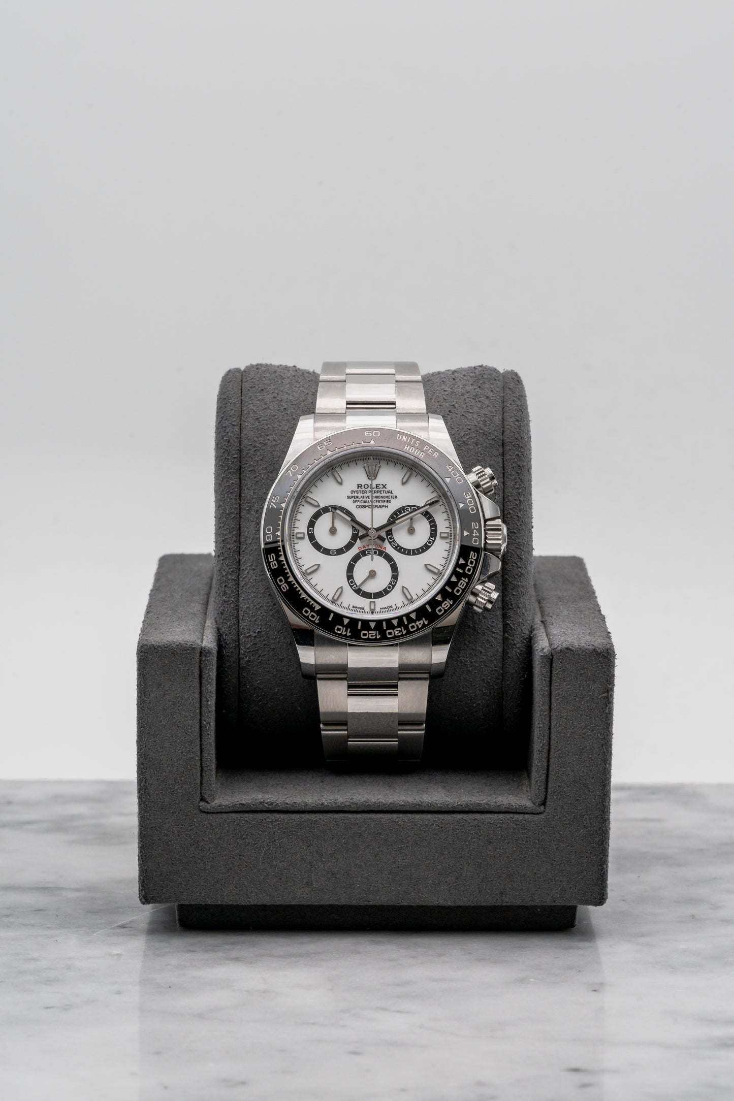 Rolex Daytona 126500LN “Panda” White Dial