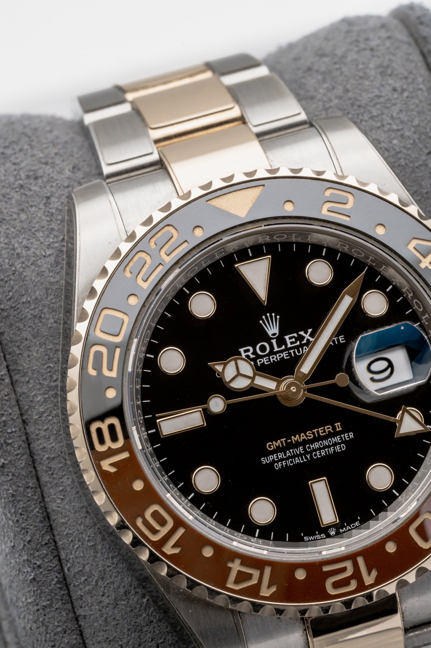 Rolex GMT-Master II Rootbeer 126711CHNR, Black Dial
