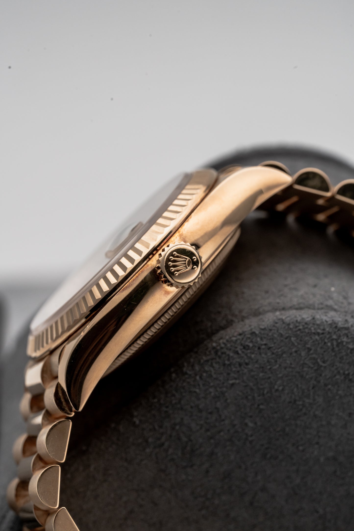 Rolex Day-Date 36 128238, Champagne Dial with Diamond Hour Markers