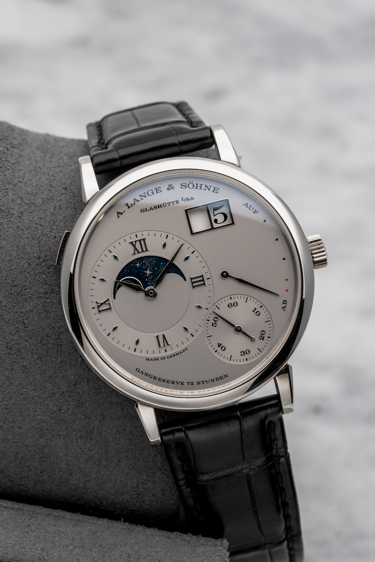A. Lange & Söhne Grande Lange 1 Moonphase 139.025 Silver Dial