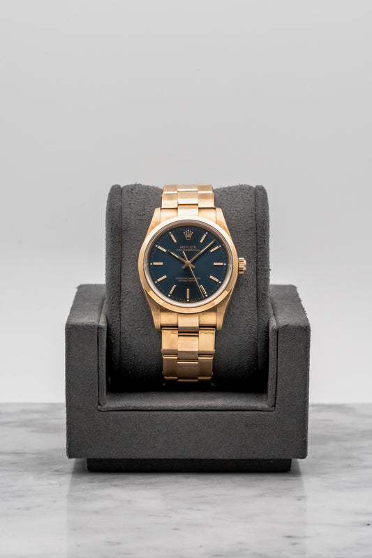 Rolex Oyster Perpetual 14208 Blue Dial