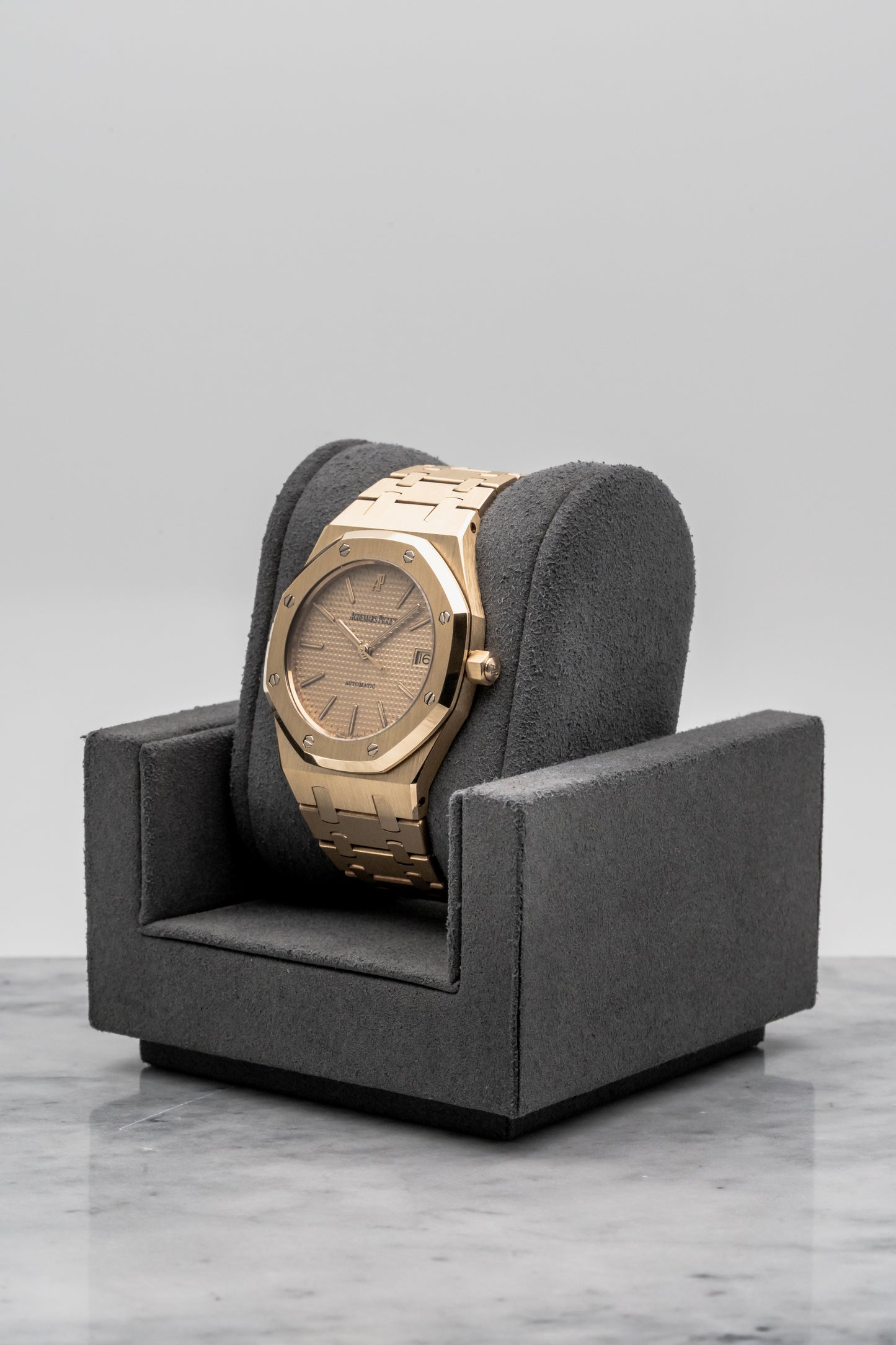 Audemars Piguet Royal Oak 14790BA, Champagne Tapisserie Dial