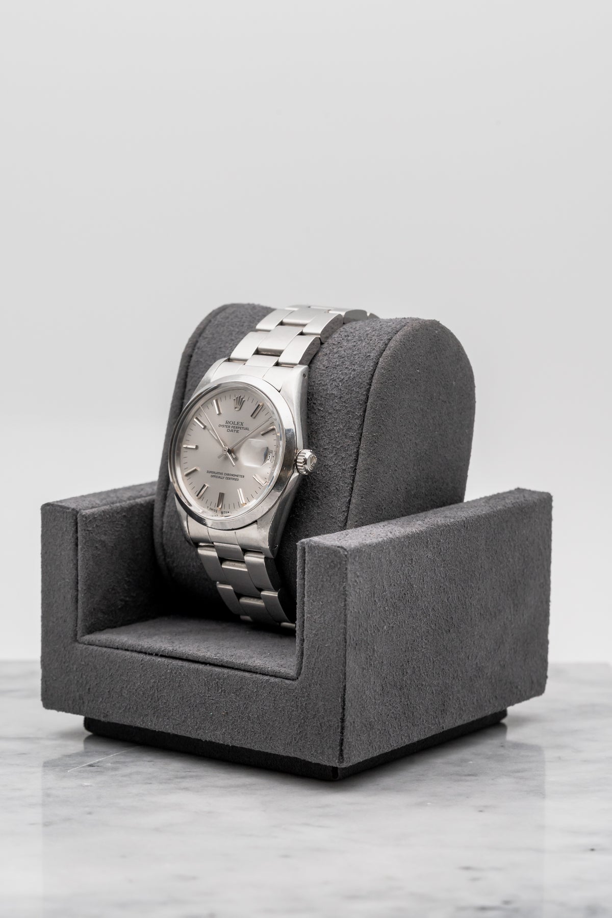 Rolex Oyster Perpetual Date 15000 Silver Dial