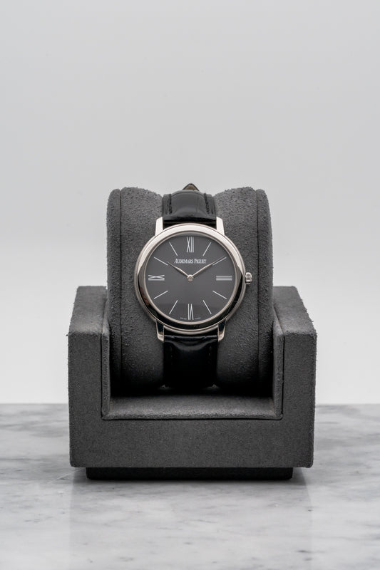 Audemars Piguet Jules Audemars Extra-Thin 15093BC Grey Dial