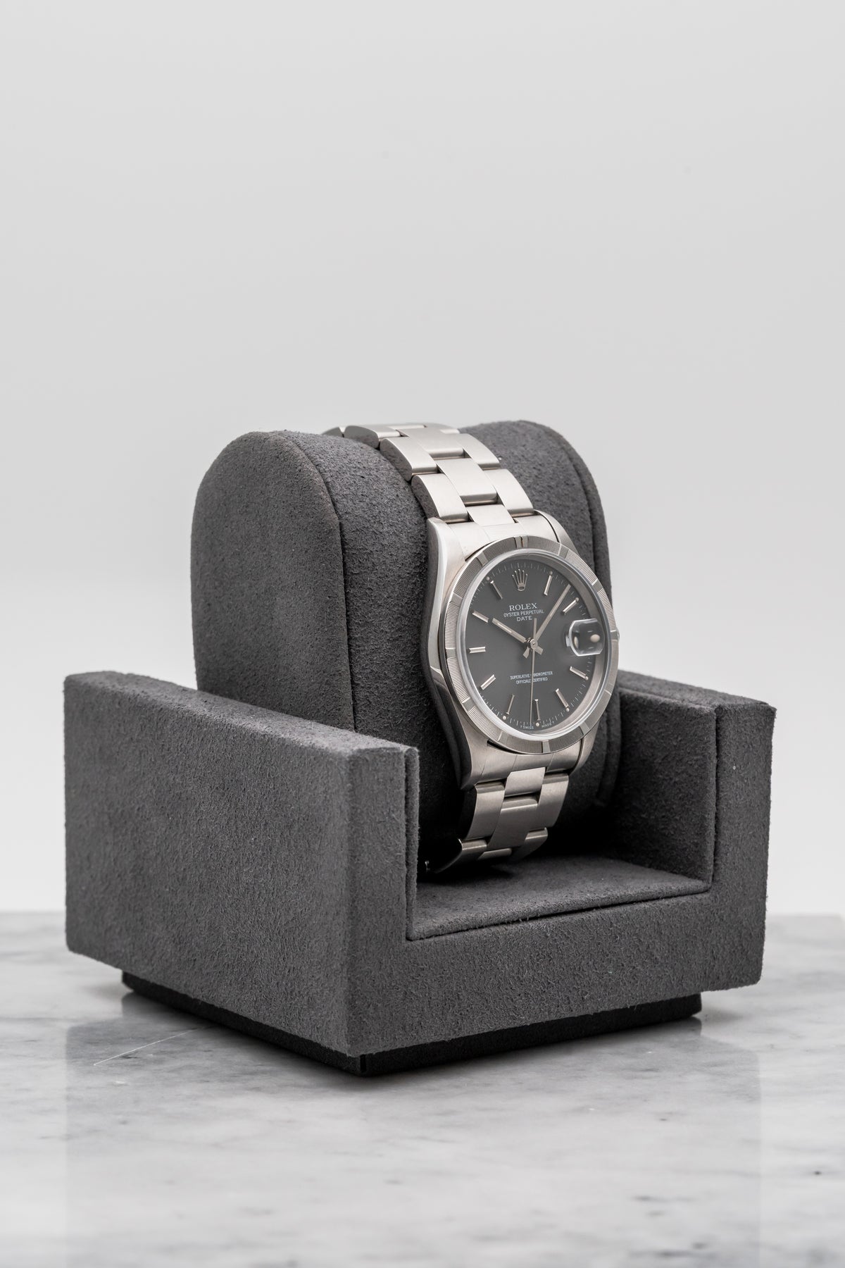 Rolex Oyster Perpetual Date 15210 Grey Dial