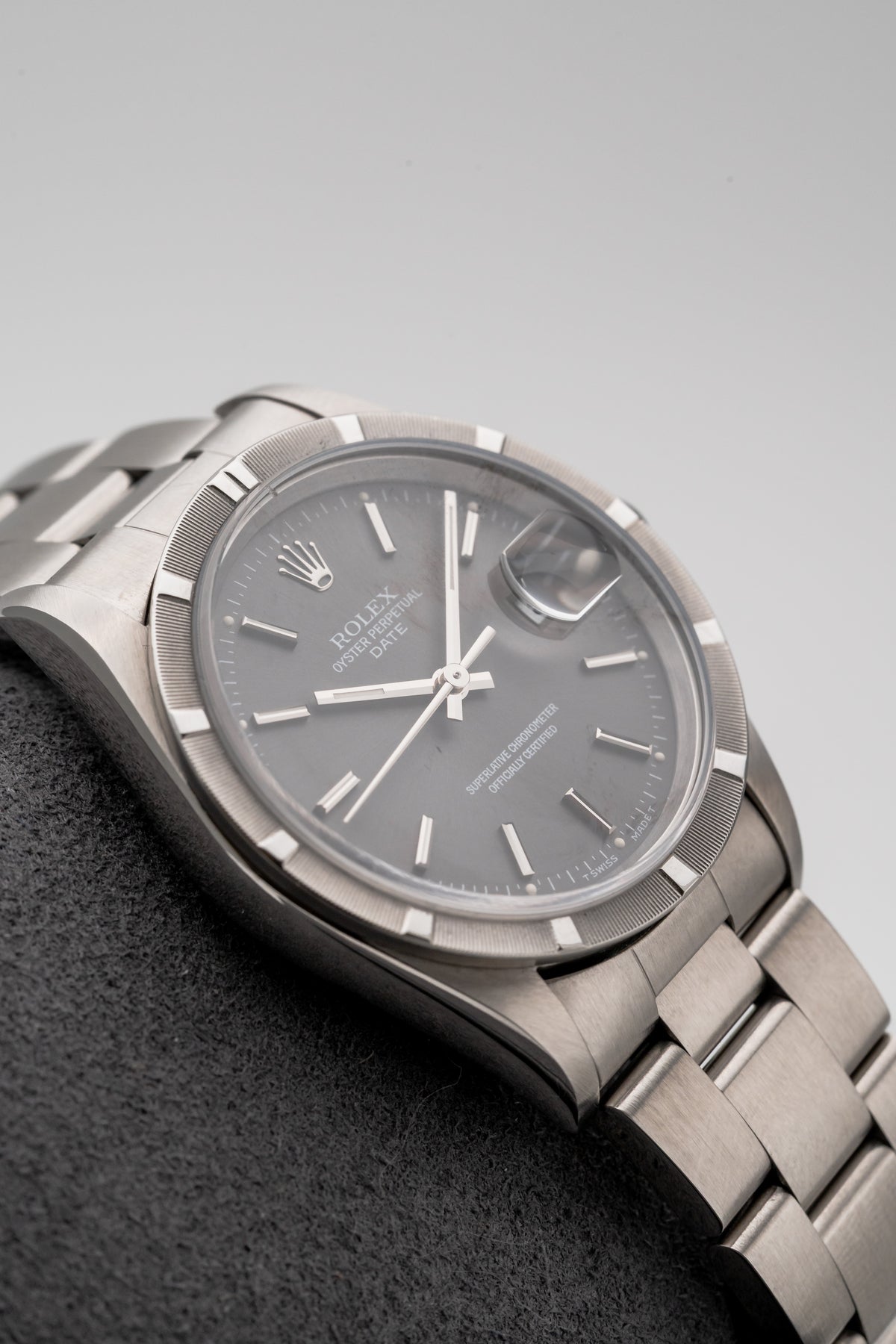 Rolex Oyster Perpetual Date 15210 Grey Dial