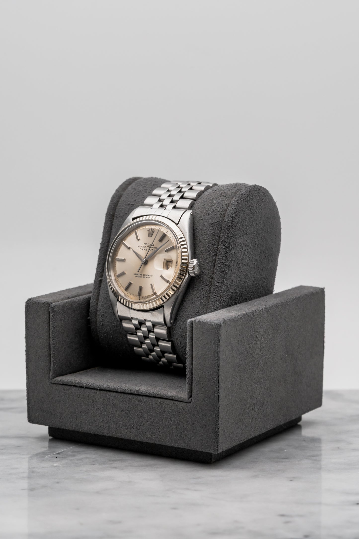Rolex Datejust Sword Hands 1601 Silver Dial