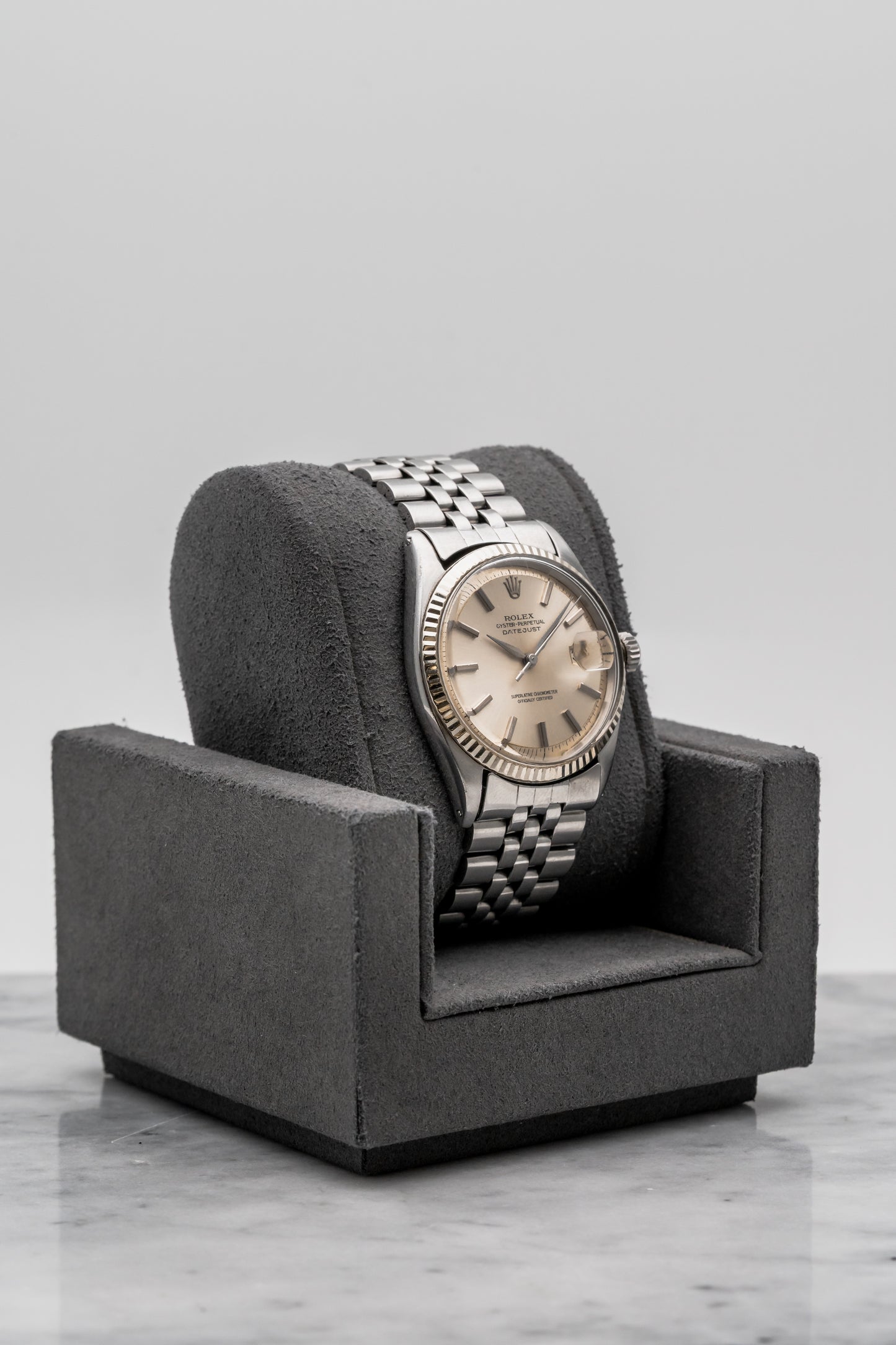 Rolex Datejust Sword Hands 1601 Silver Dial