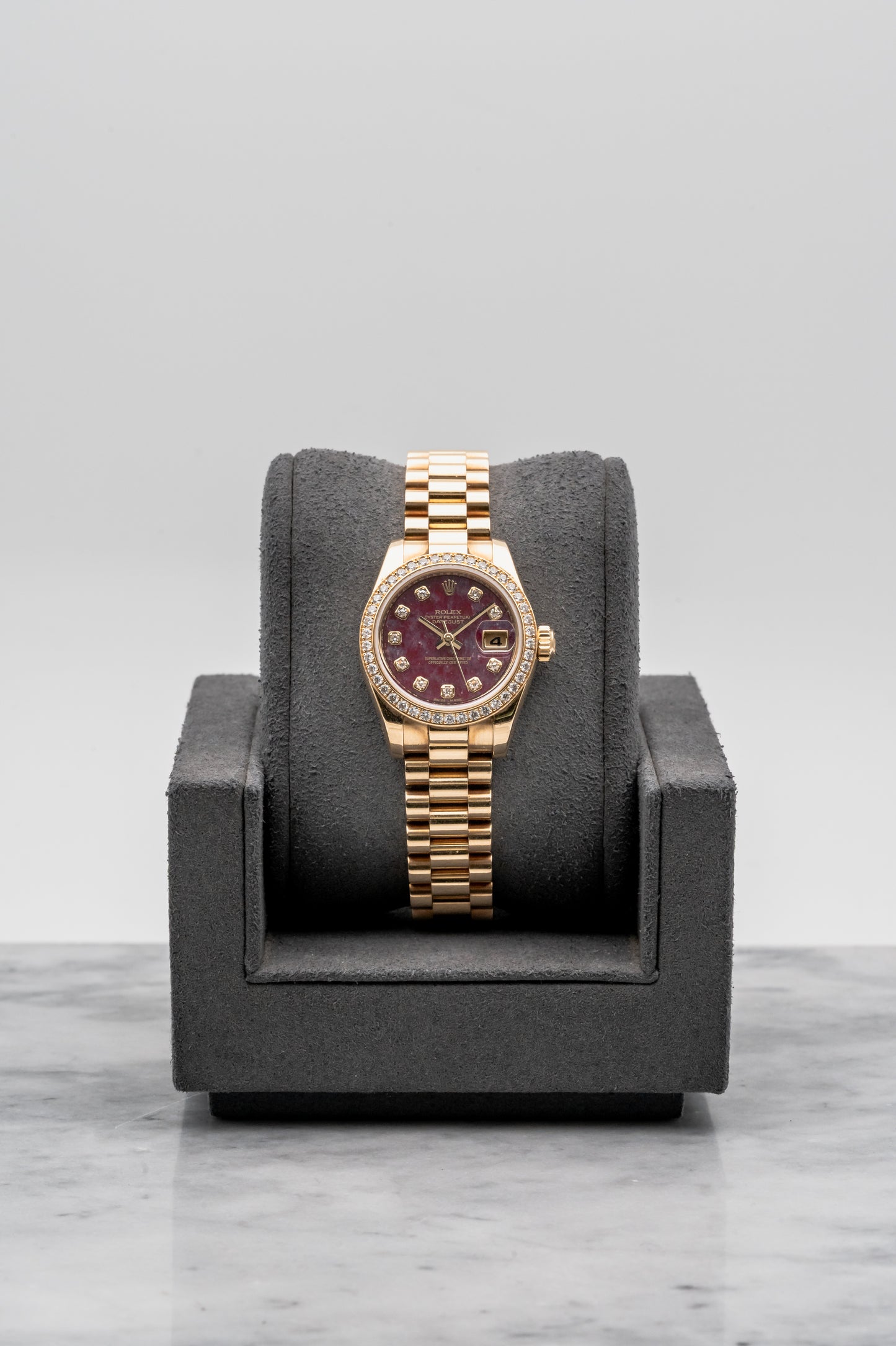 Rolex Datejust 179138 Rubellite Dial