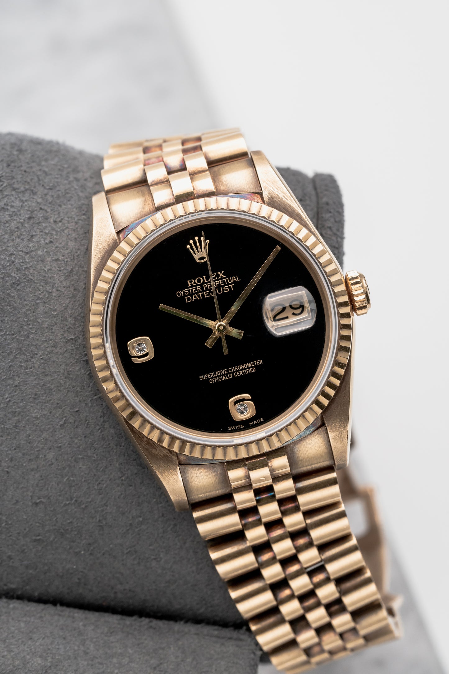 Rolex Datejust 36 16238 Onyx Dial