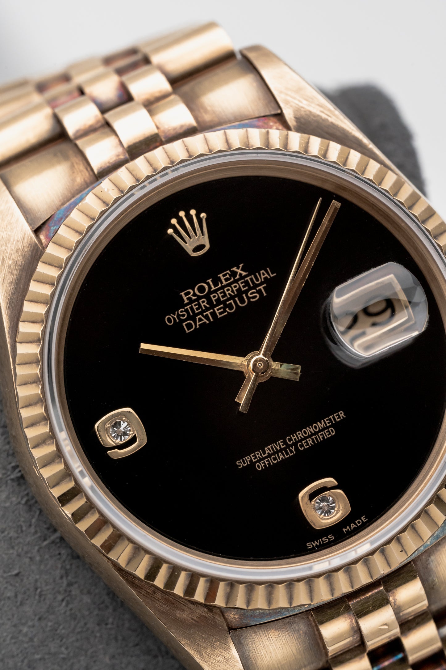Rolex Datejust 36 16238 Onyx Dial