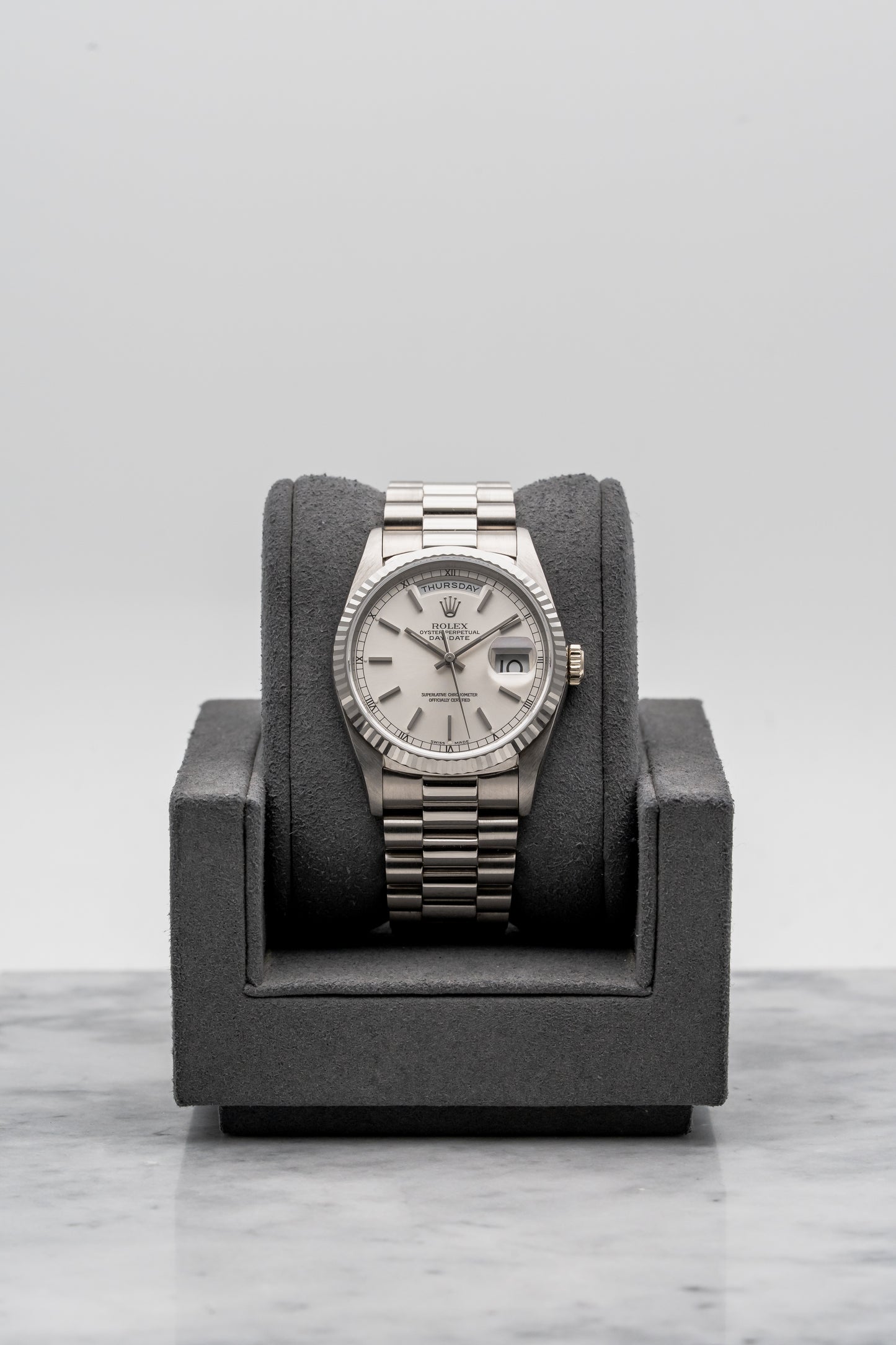 Rolex Day-Date 36 18239, White Dial
