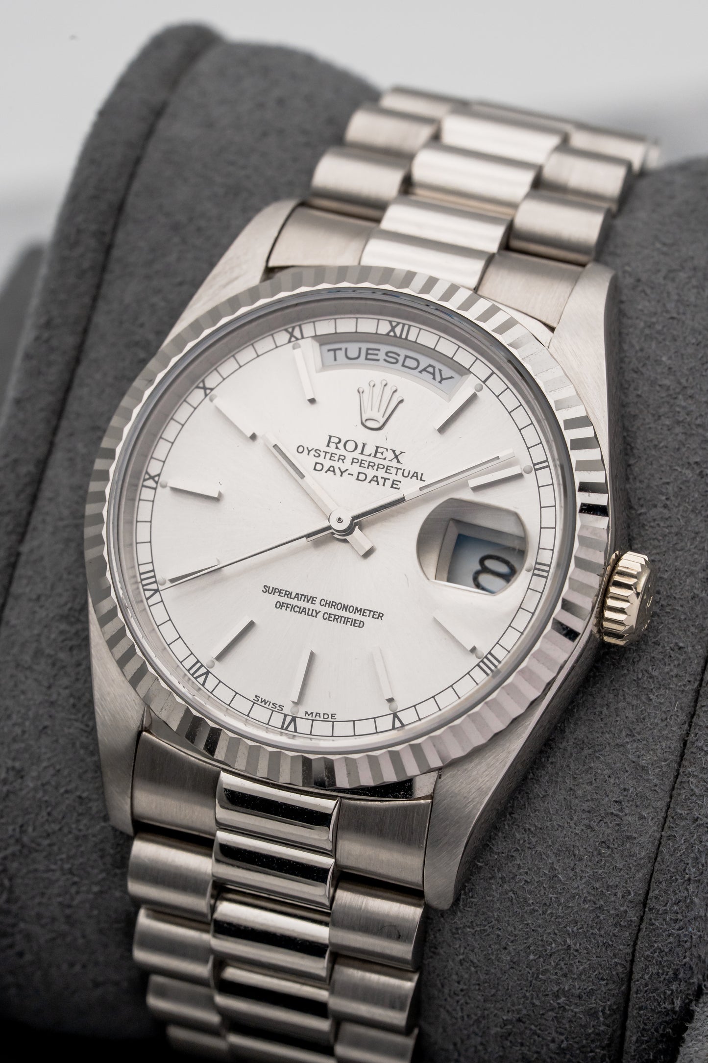 Rolex Day-Date 36 18239, White Dial