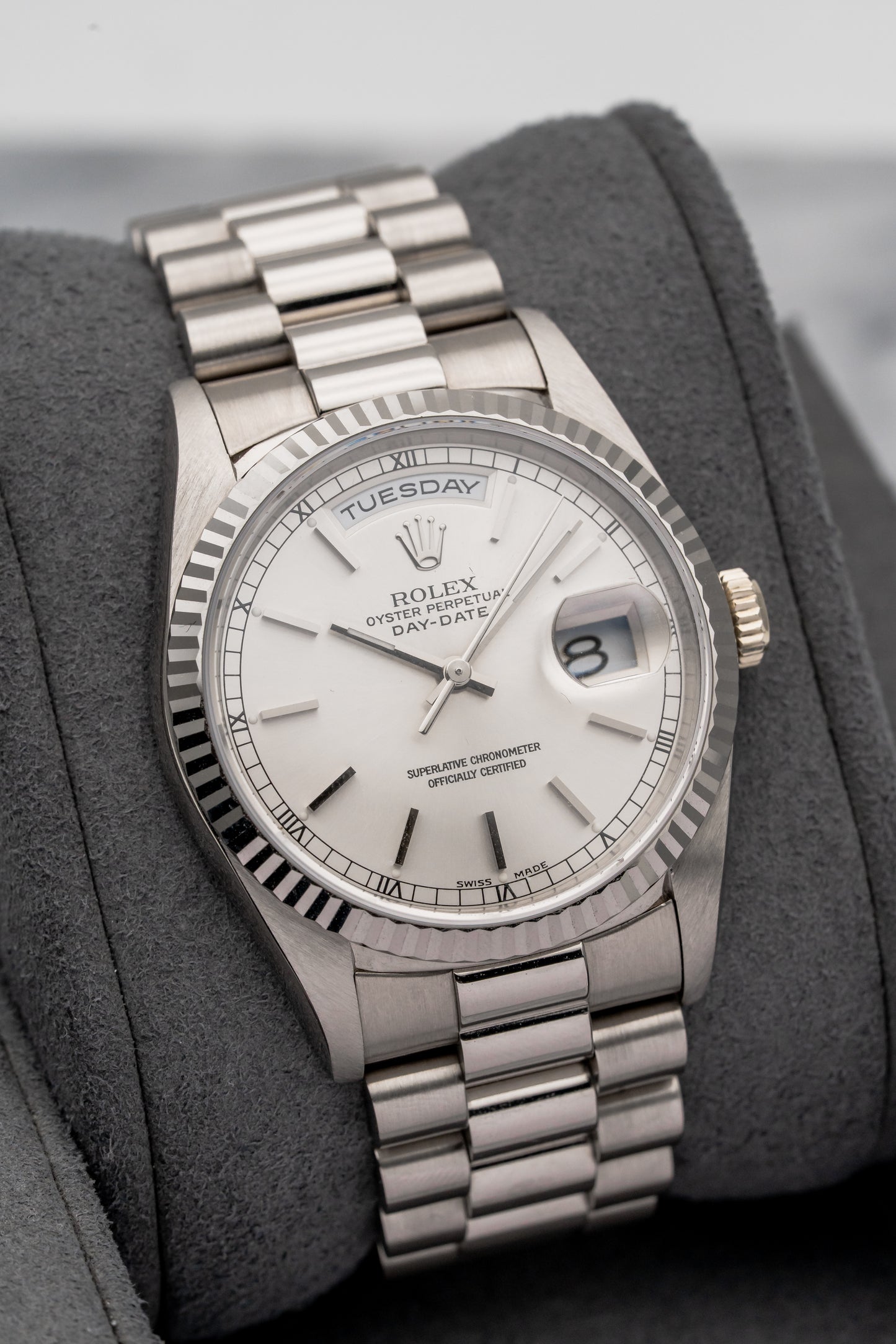 Rolex Day-Date 36 18239, White Dial