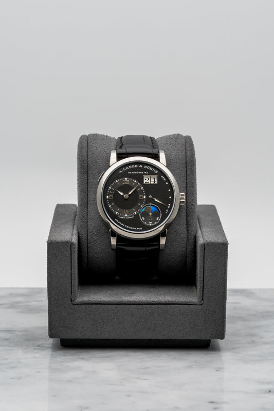 A. Lange & Söhne Lange 1 Moon Phase 192.029 White Gold, Black Dial