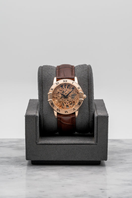 Omega Constellation Manhattan Skeleton Limited Edition 1982.60.01 Skeleton Dial, Rose Gold