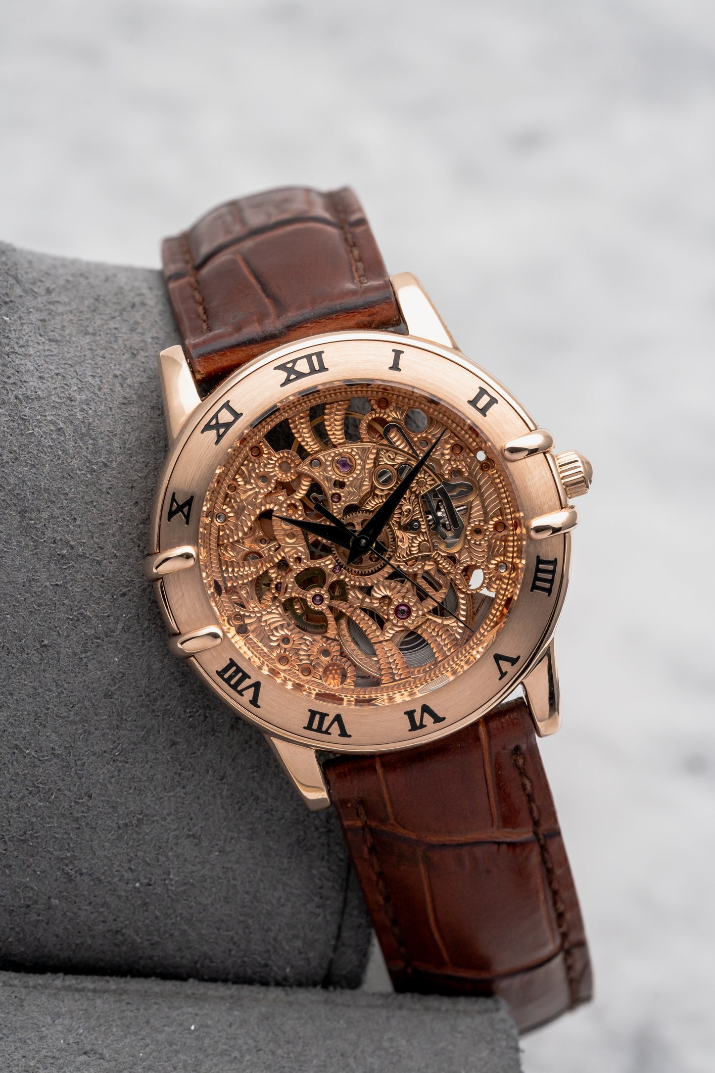 Omega Constellation Manhattan Skeleton Limited Edition 1982.60.01 Skeleton Dial, Rose Gold