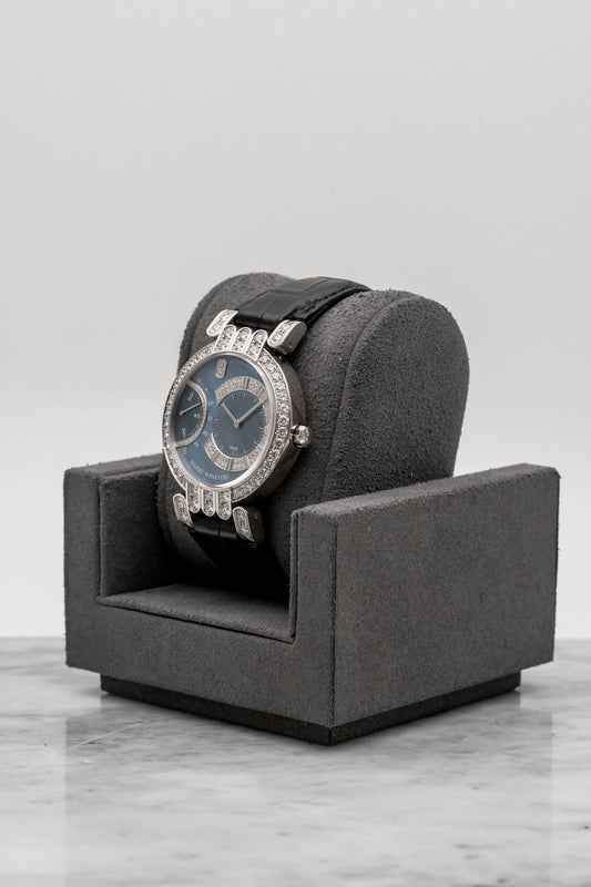 Harry Winston Premier 200-MASR37W Blue MOP Dial