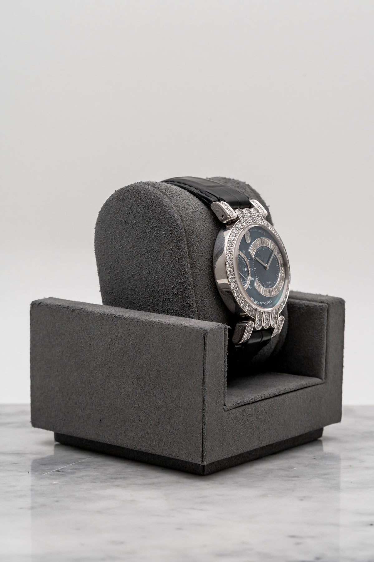 Harry Winston Premier 200-MASR37W Blue MOP Dial