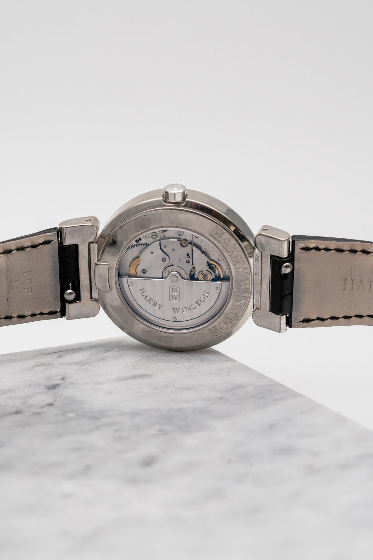 Harry Winston Premier 200-MASR37W Blue MOP Dial