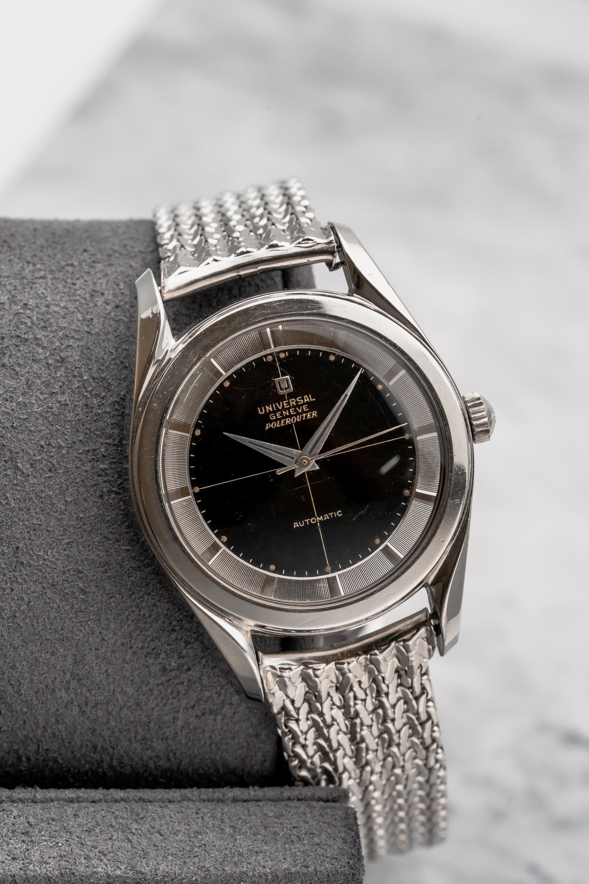 Universal Genève Polerouter Automatic 202174 Black Dial