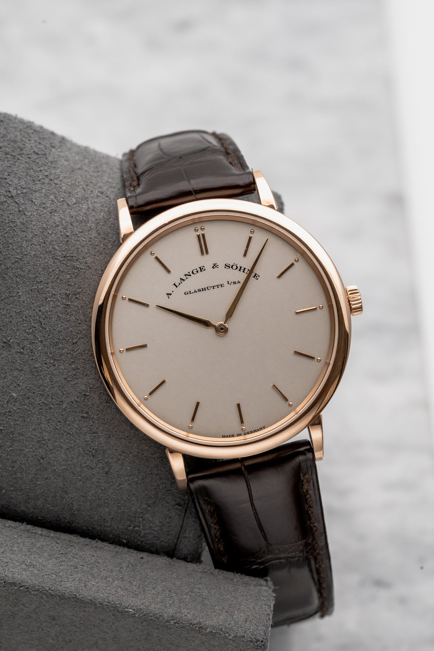 A. Lange & Söhne Saxonia 211.032 Silver Dial