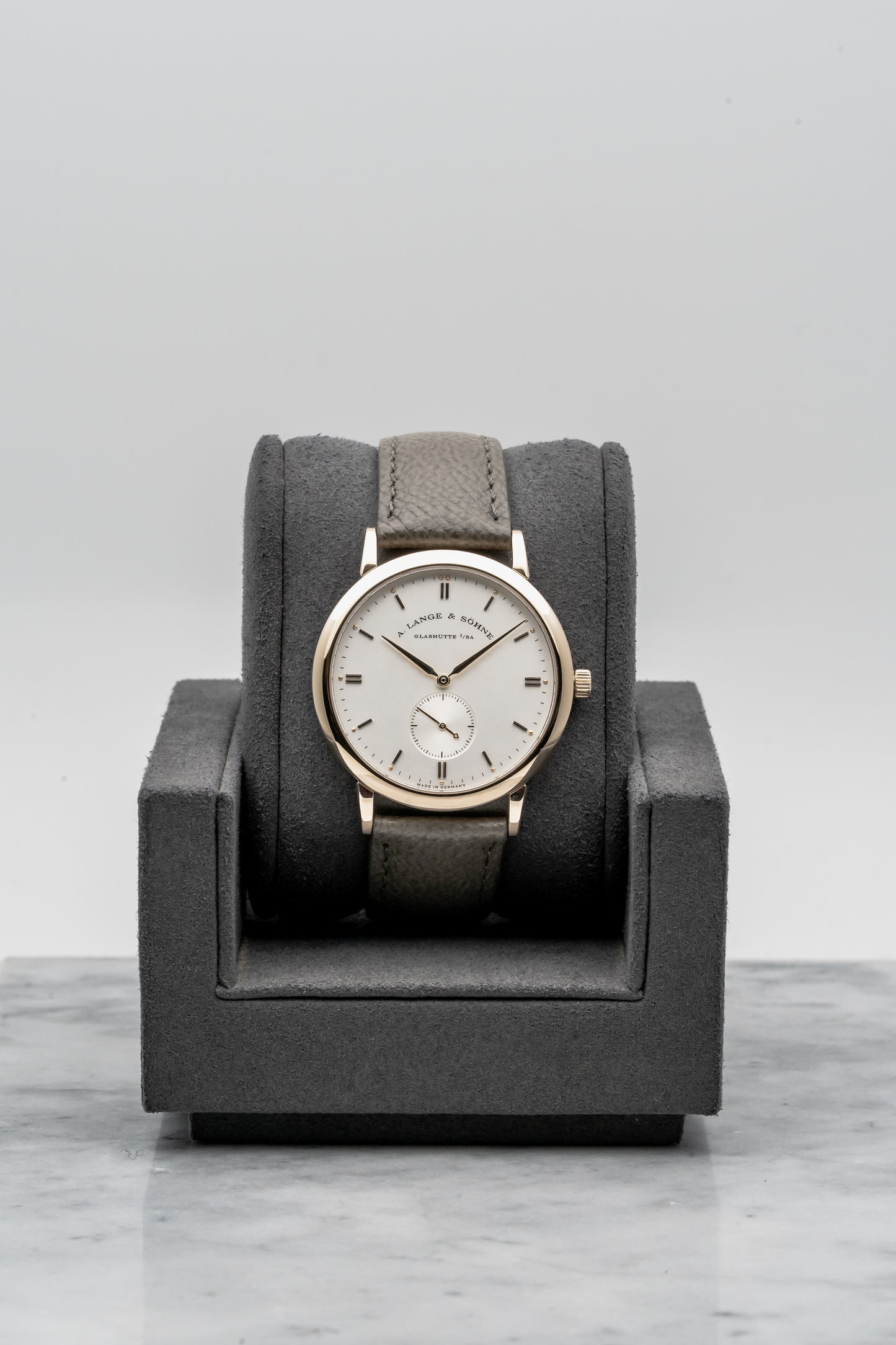 A. Lange & Söhne Saxonia 216.032 Rose Gold, Silver Dial