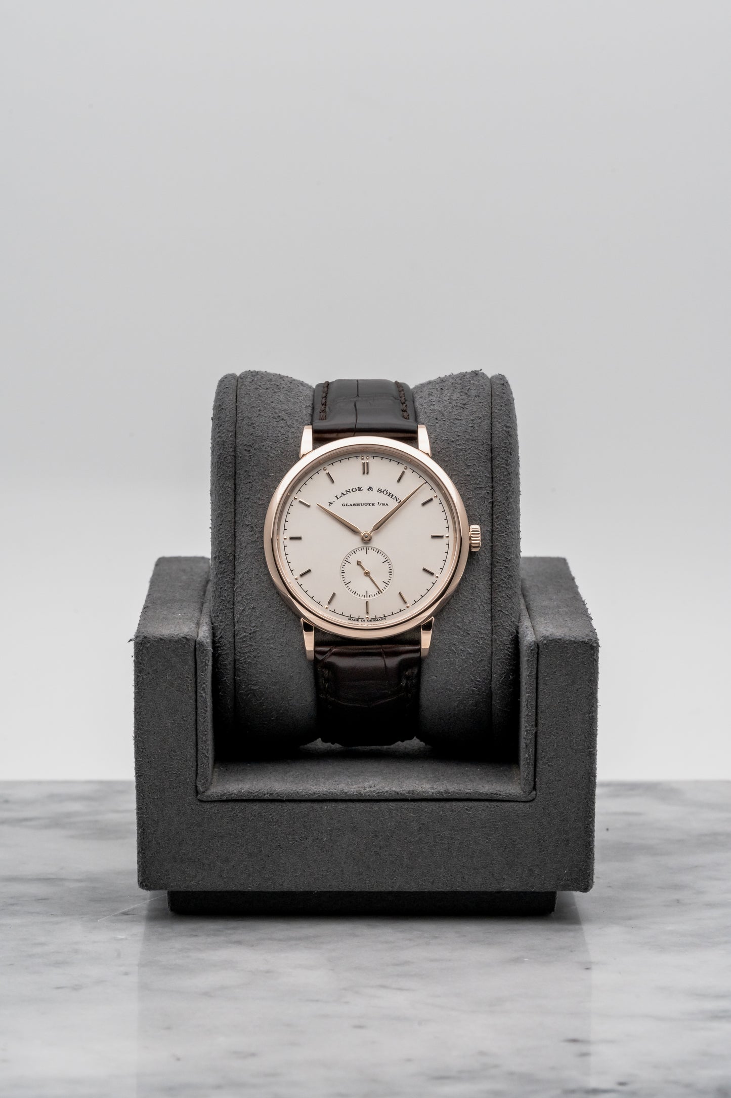 A. Lange & Söhne Saxonia 216.032 Rose Gold, Silver Dial