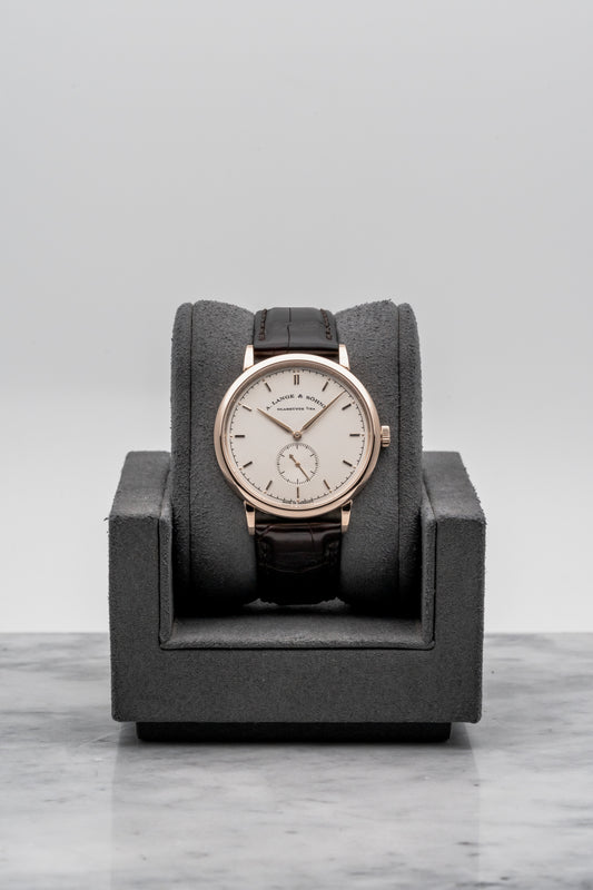 A. Lange & Söhne Saxonia 216.032 Rose Gold, Silver Dial