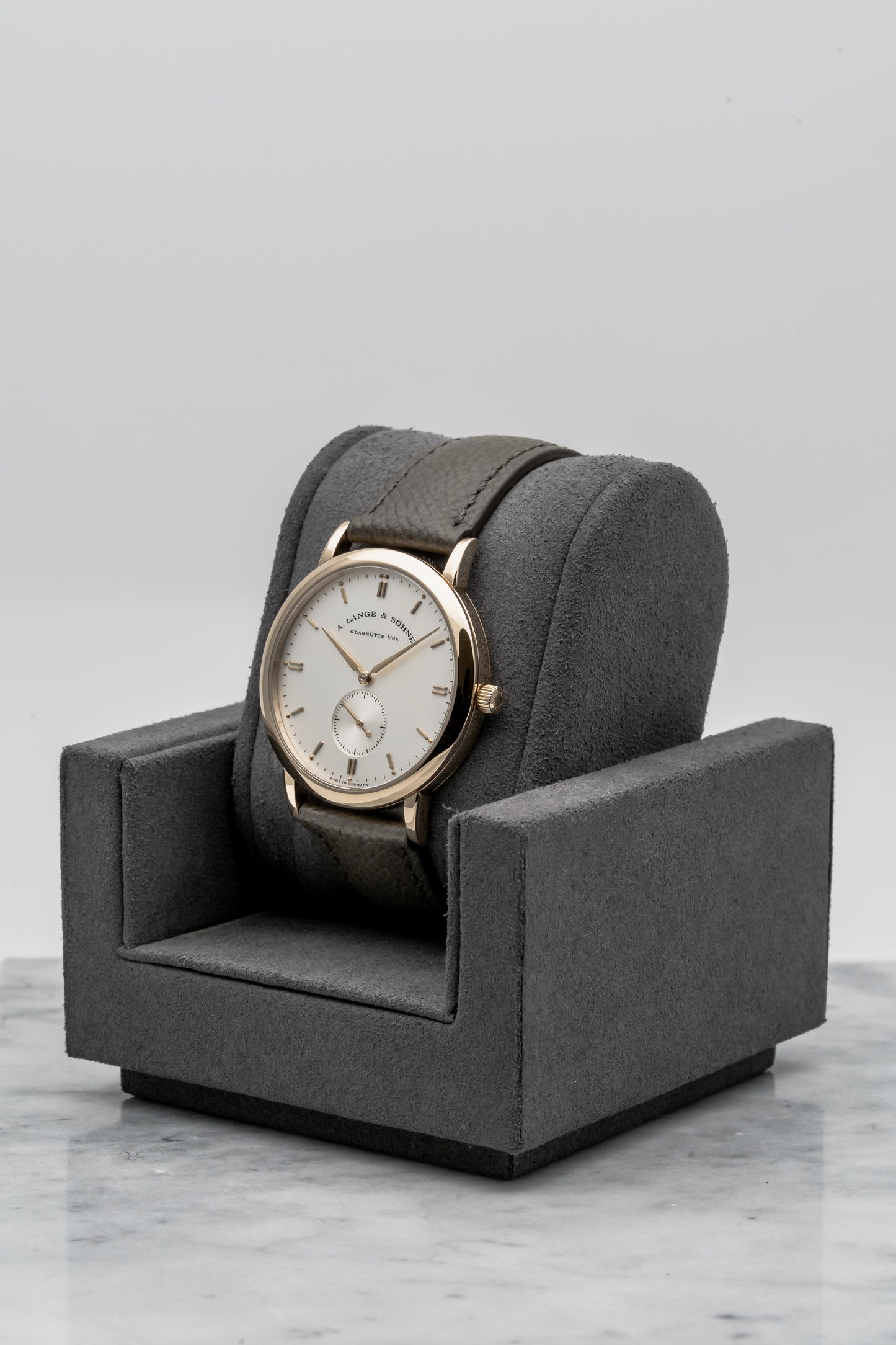 A. Lange & Söhne Saxonia 216.032 Rose Gold, Silver Dial