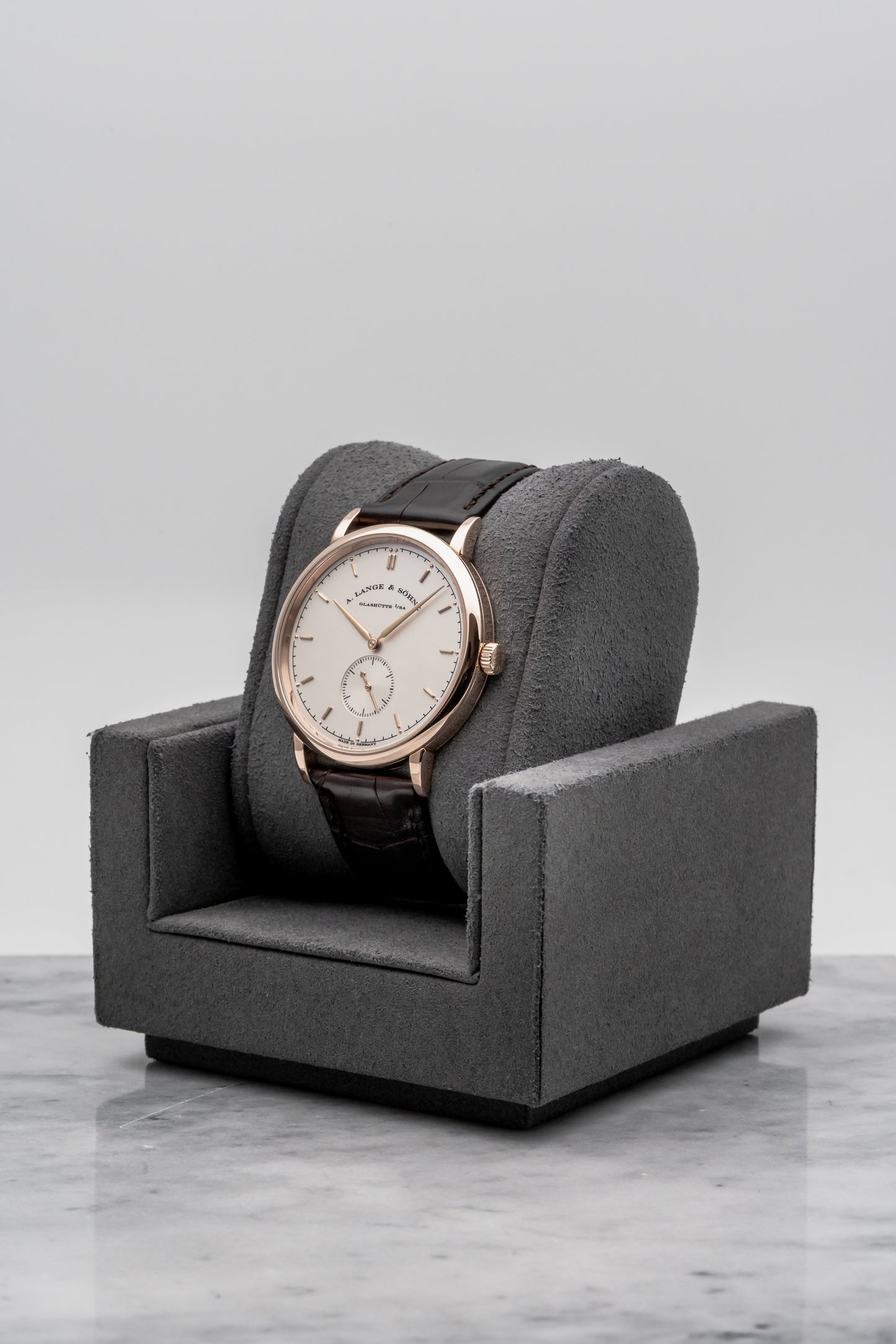 A. Lange & Söhne Saxonia 216.032 Rose Gold, Silver Dial