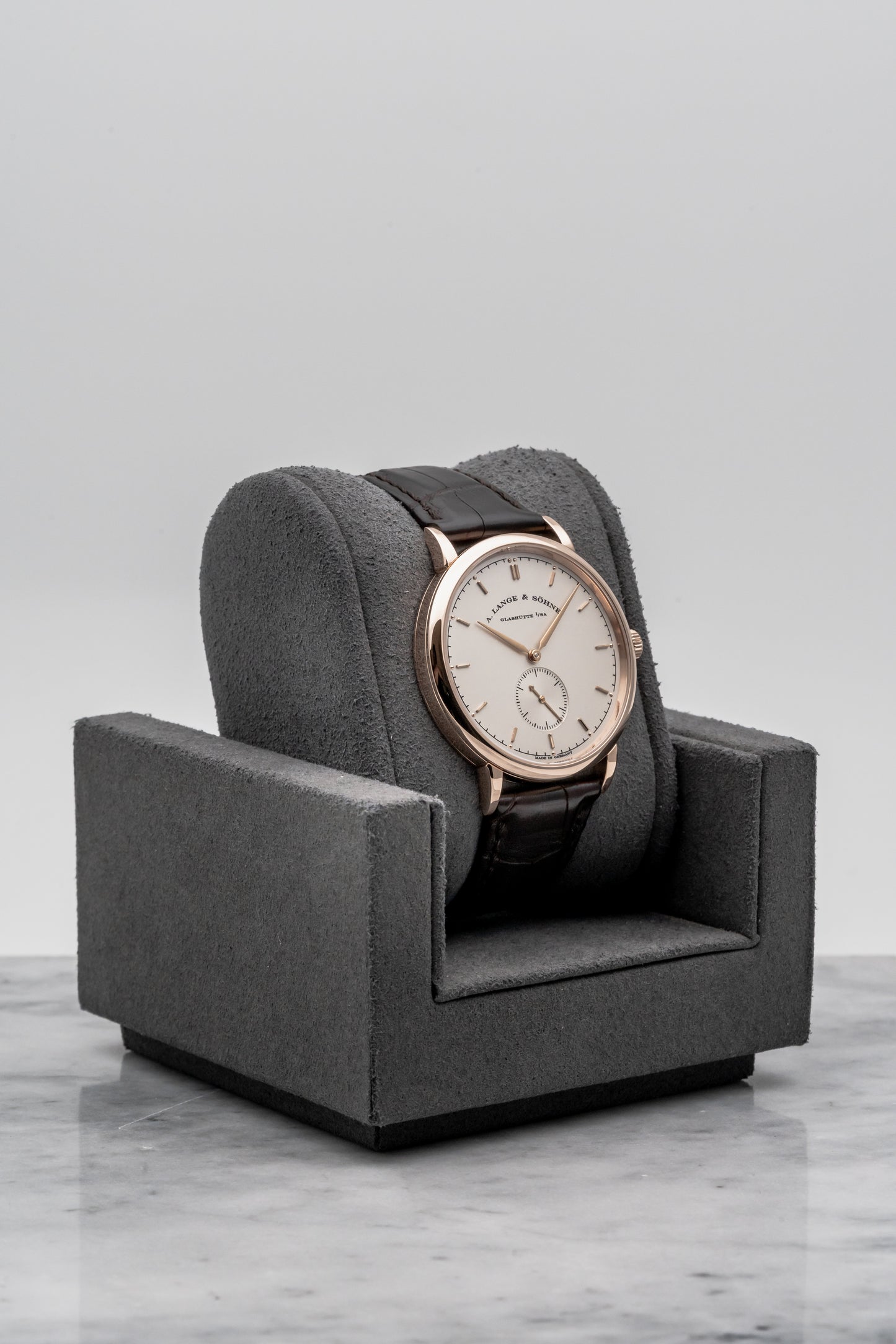 A. Lange & Söhne Saxonia 216.032 Rose Gold, Silver Dial