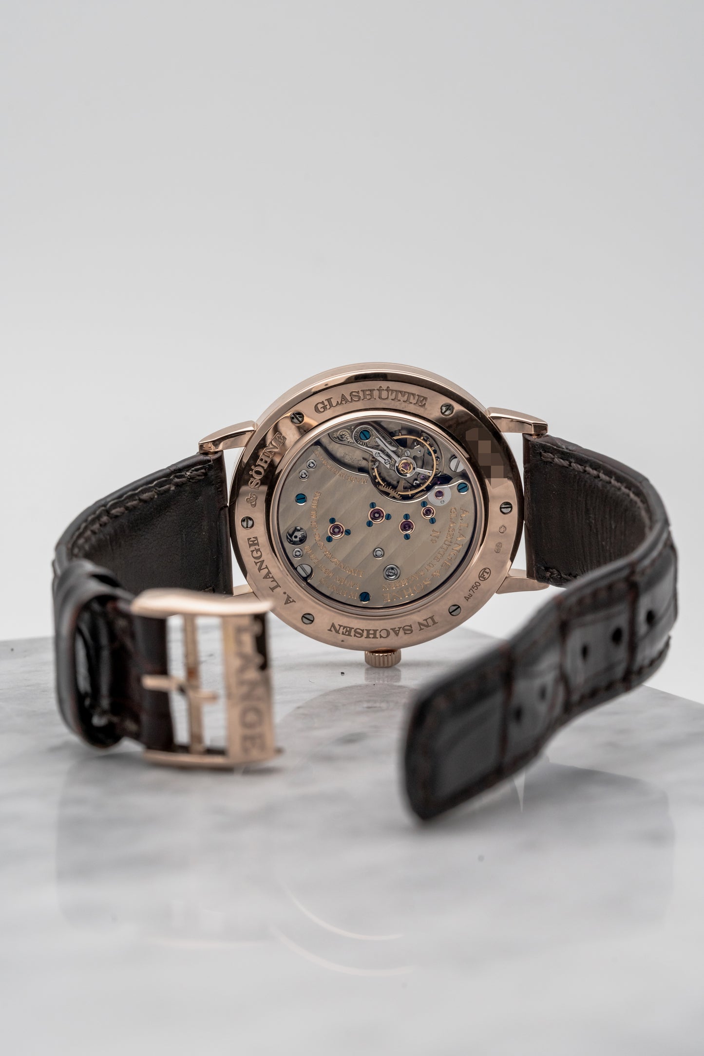 A. Lange & Söhne Saxonia 216.032 Rose Gold, Silver Dial