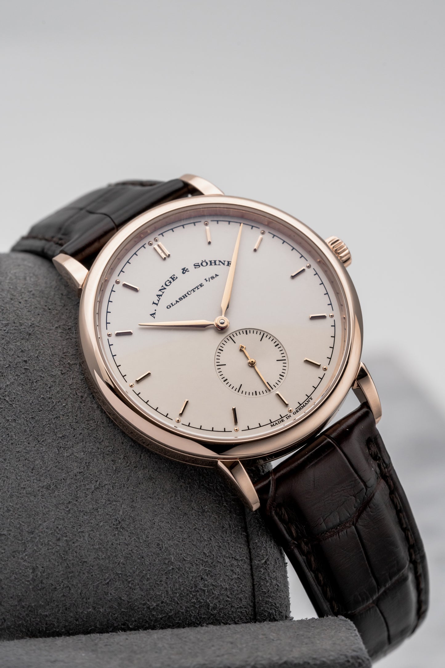 A. Lange & Söhne Saxonia 216.032 Rose Gold, Silver Dial