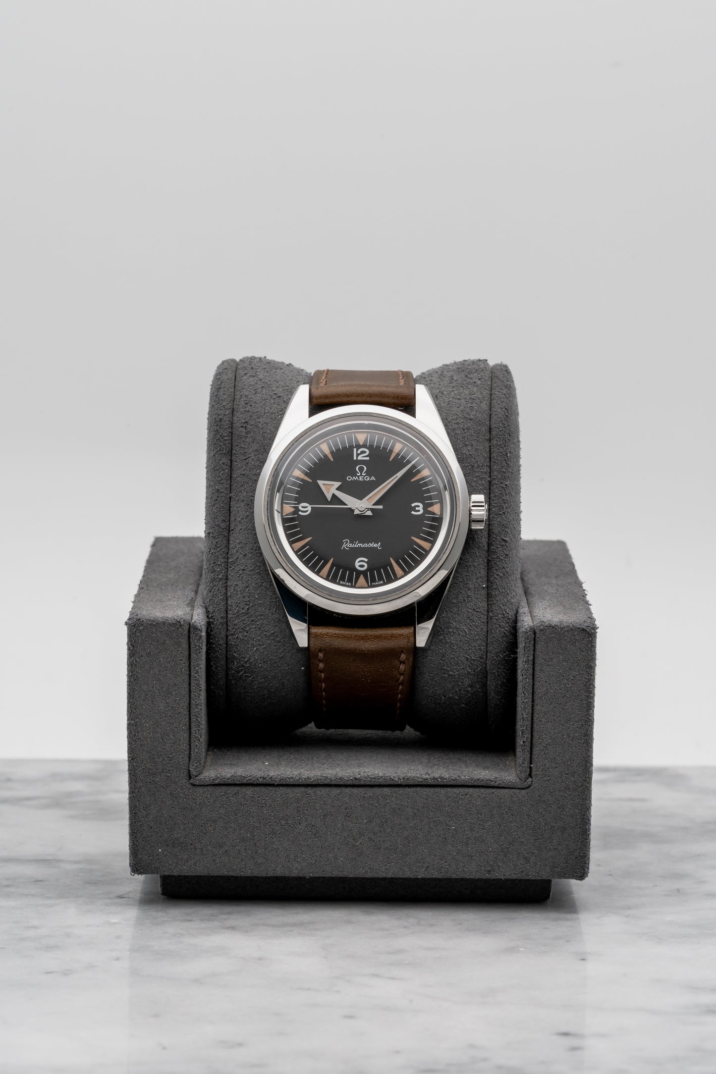 Omega Railmaster Trilogy 220.10.38.20.01.002, Black Dial
