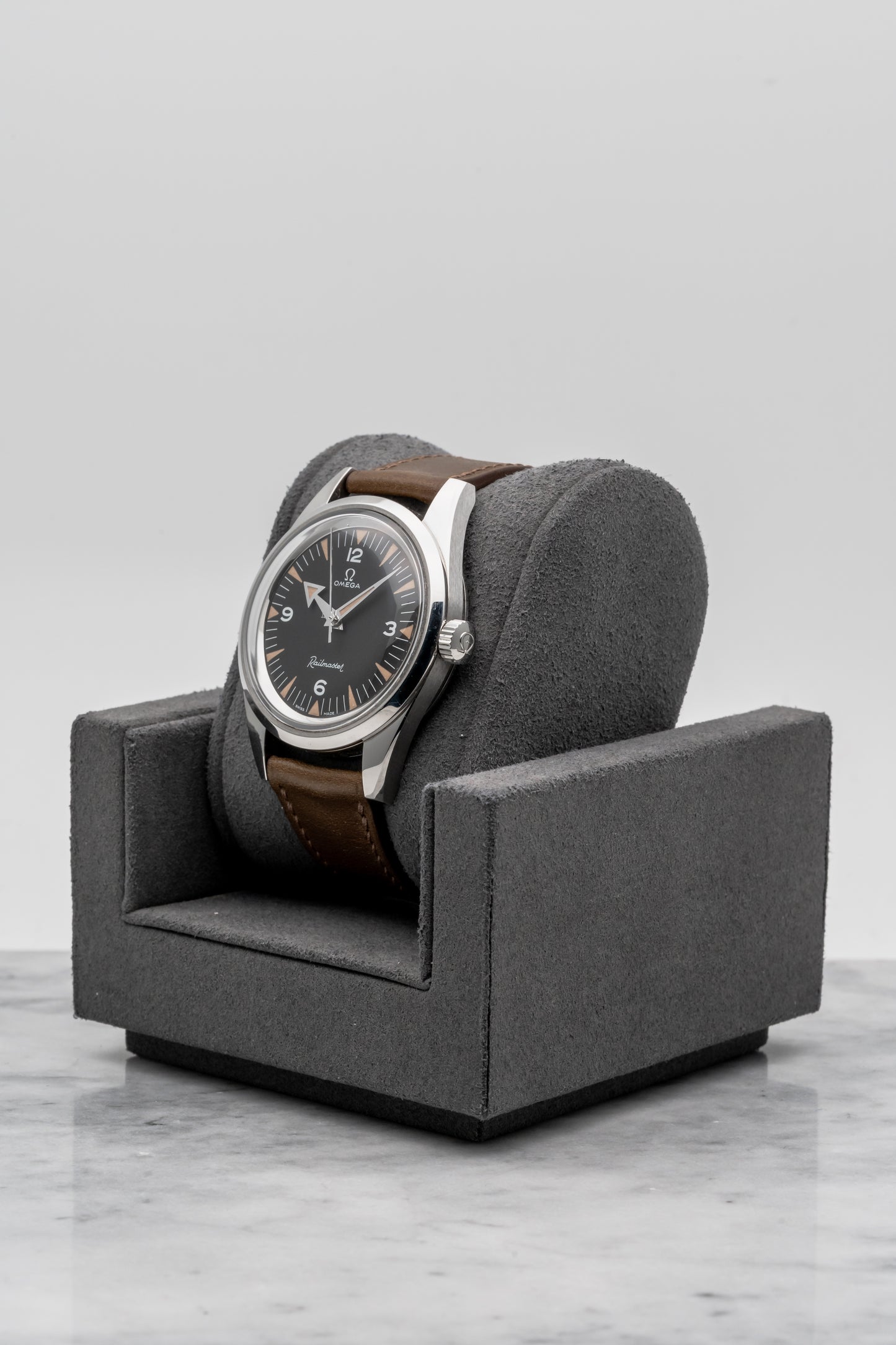 Omega Railmaster Trilogy 220.10.38.20.01.002, Black Dial