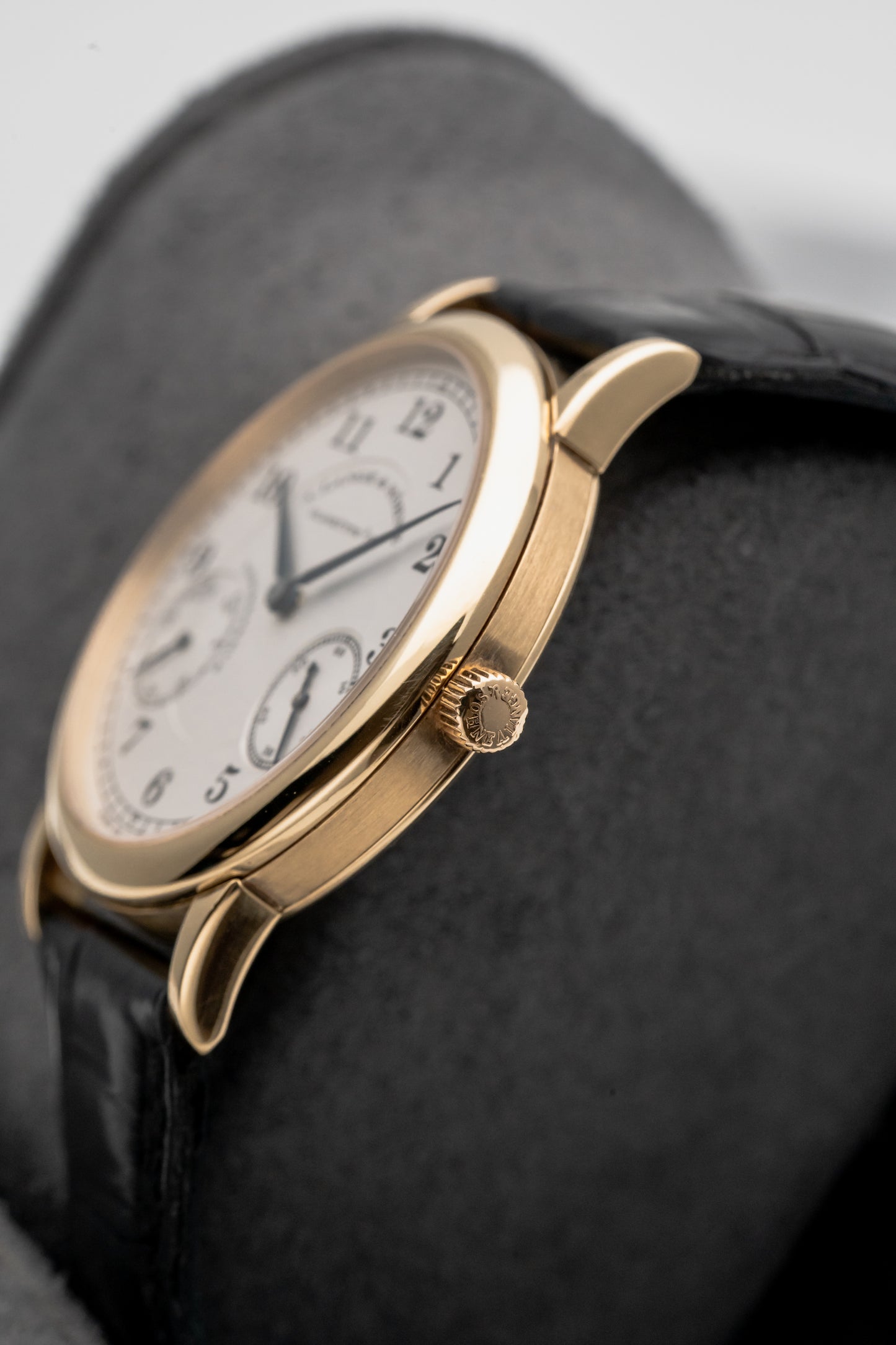 A. Lange & Söhne 1815 Up/Down 221.021 Silver Dial Black Strap