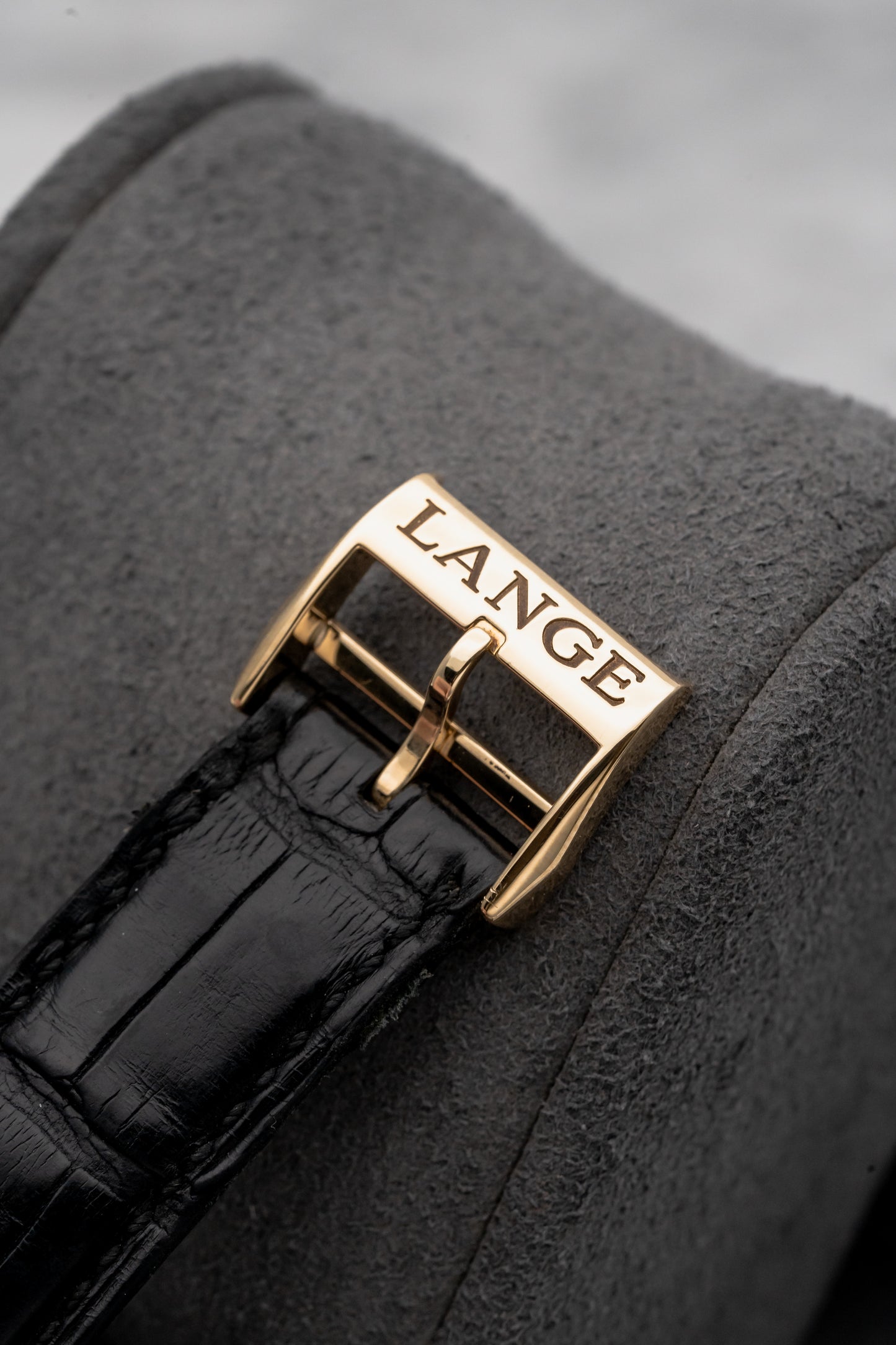 A. Lange & Söhne 1815 Up/Down 221.021 Silver Dial Black Strap
