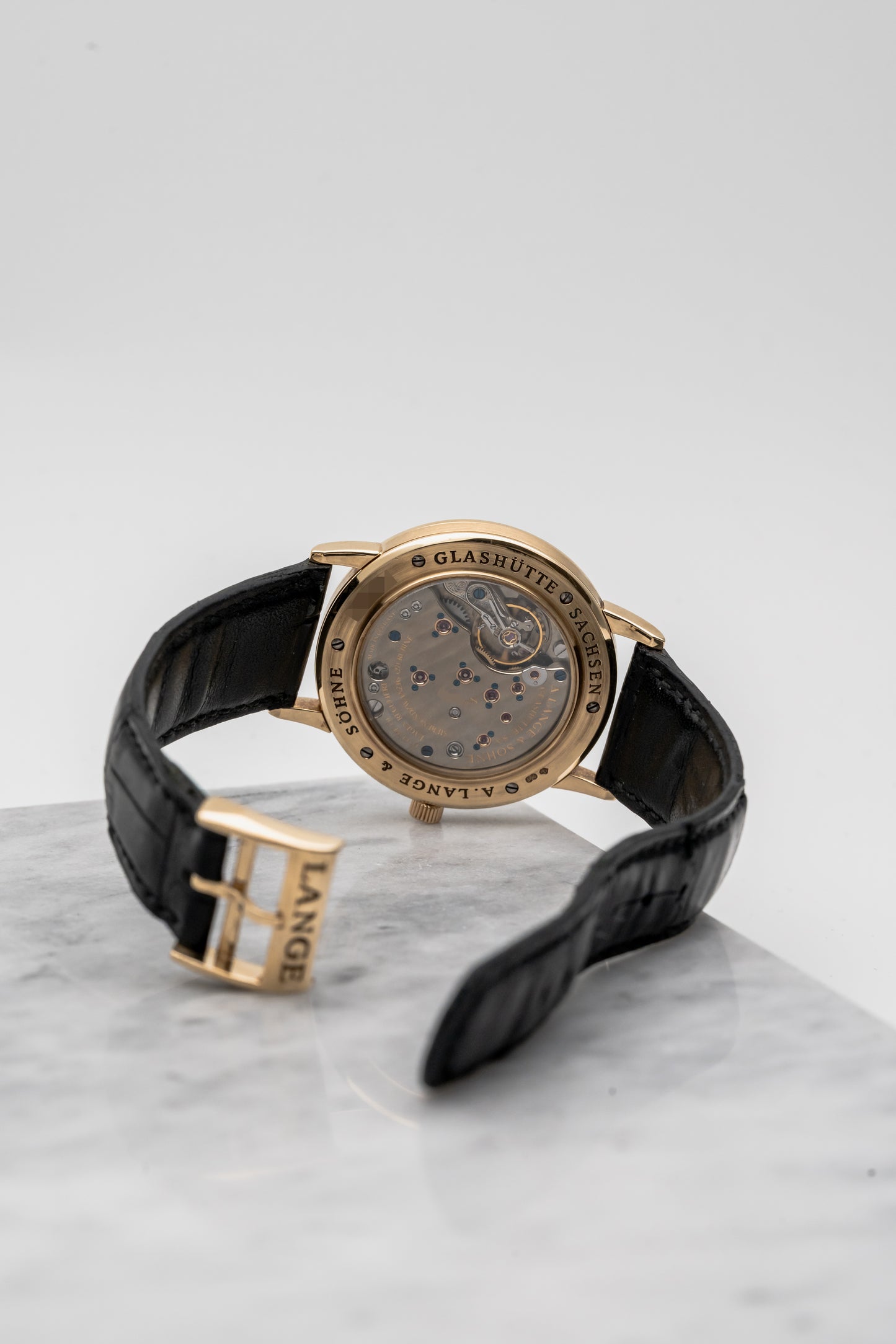 A. Lange & Söhne 1815 Up/Down 221.021 Silver Dial Black Strap