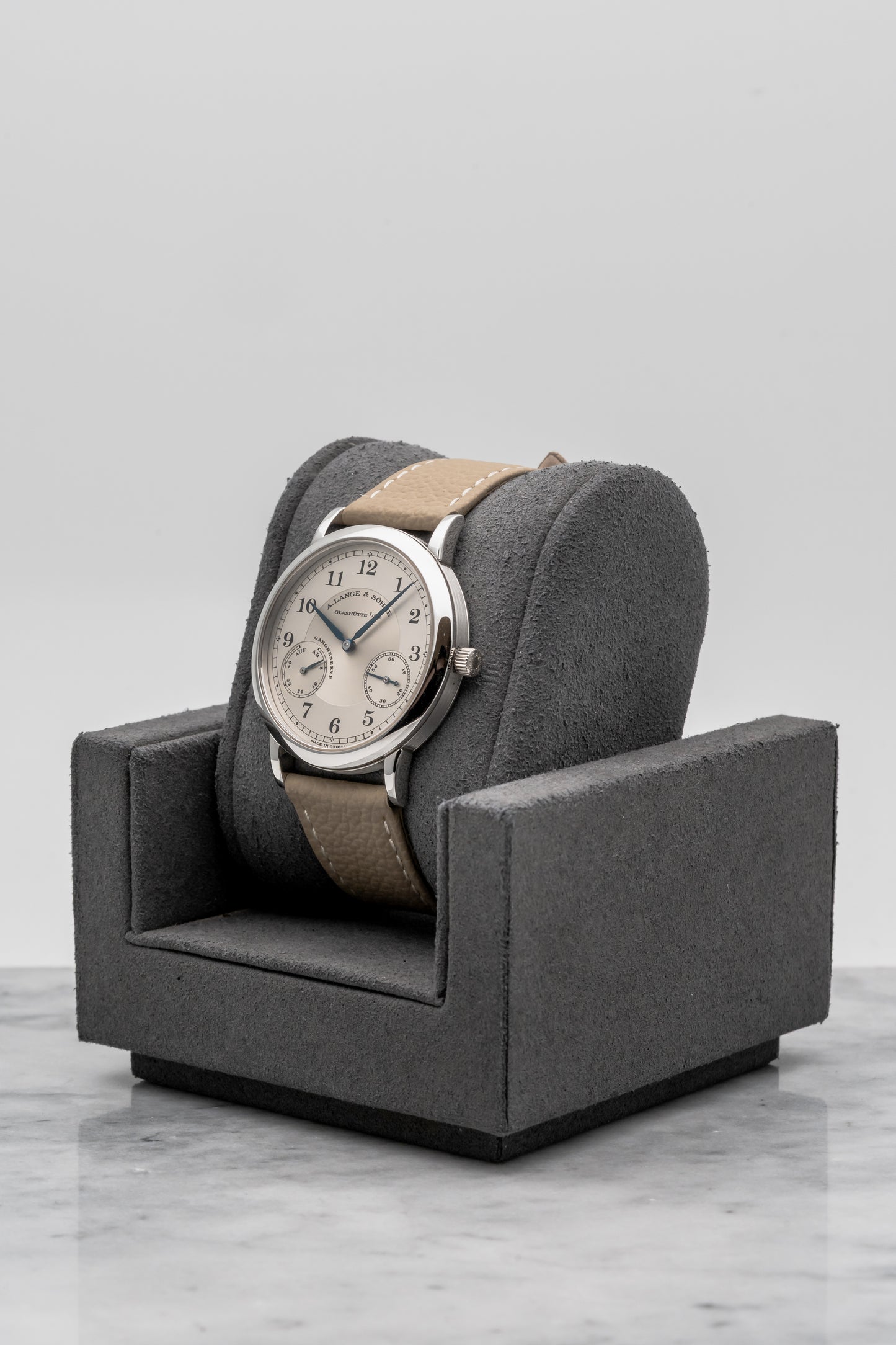 A. Lange & Söhne 1815 Up/Down 221.025, Silver Dial, Platinum