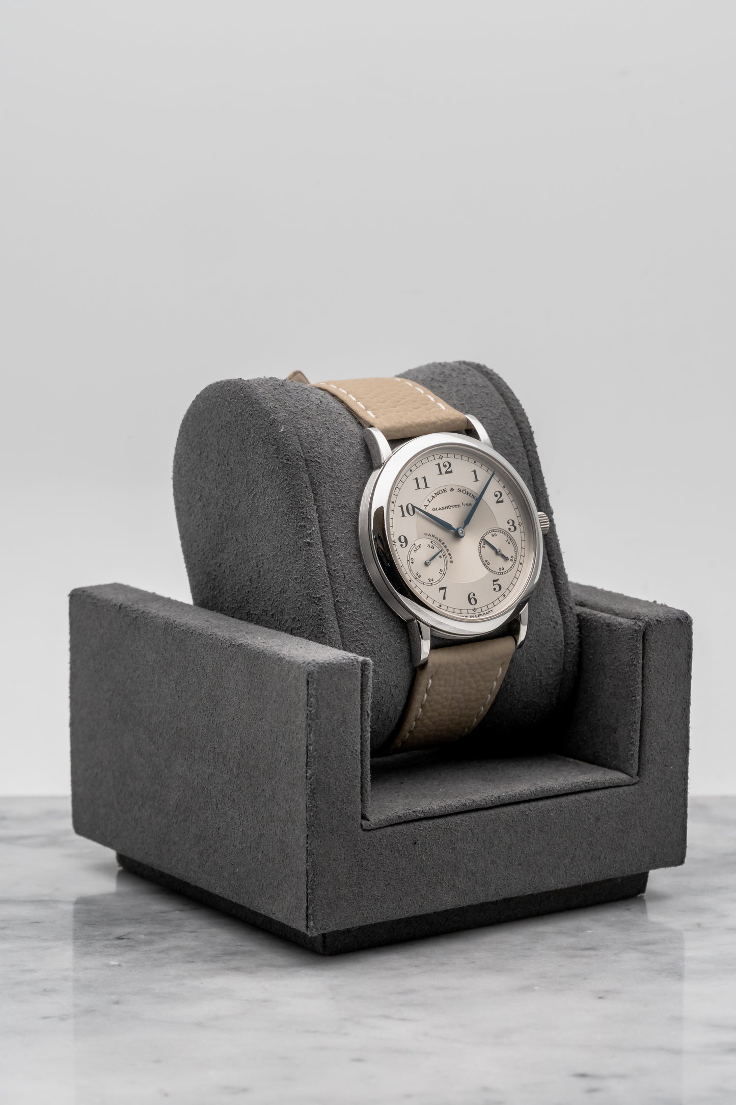A. Lange & Söhne 1815 Up/Down 221.025, Silver Dial, Platinum