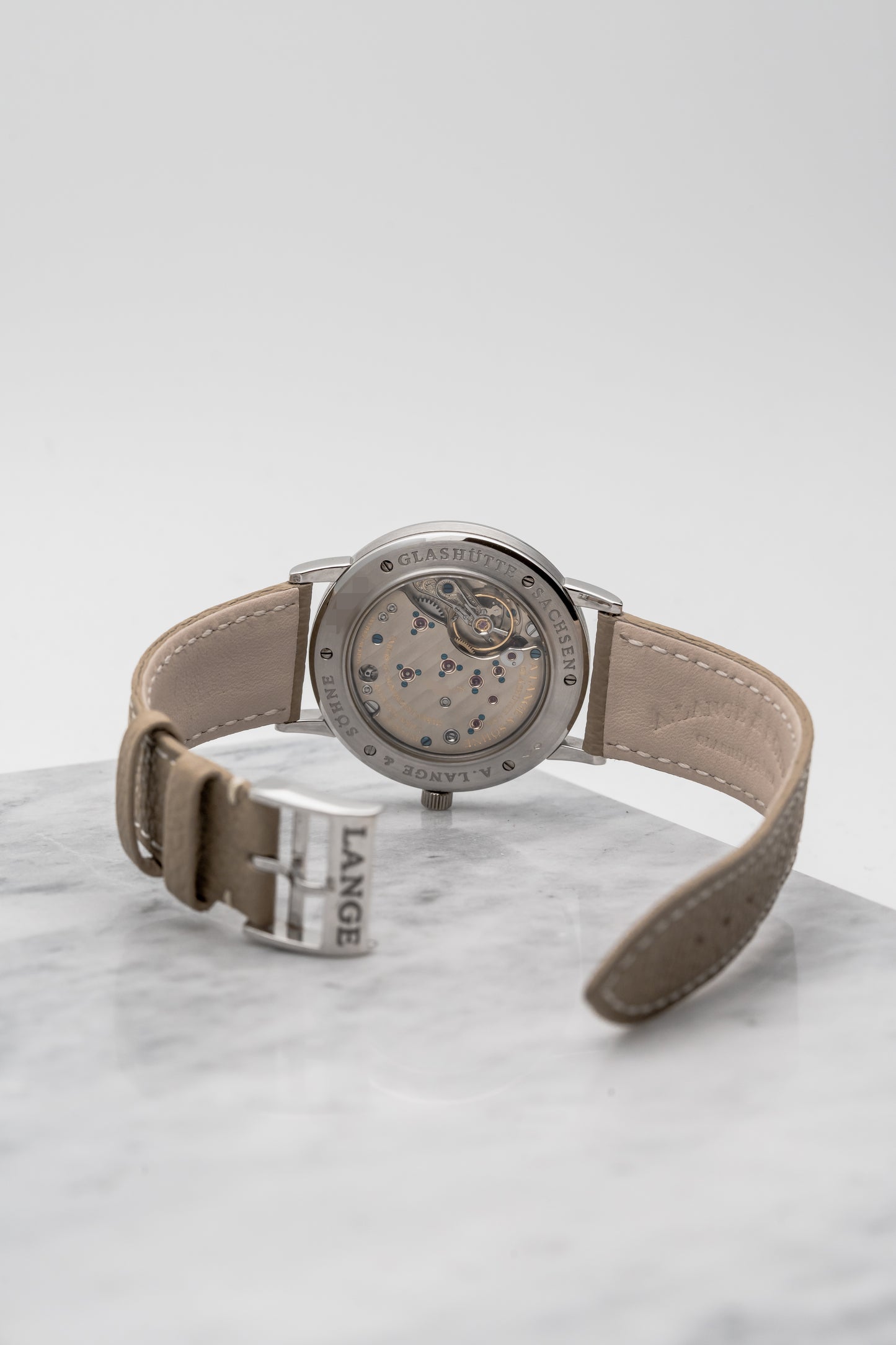 A. Lange & Söhne 1815 Up/Down 221.025, Silver Dial, Platinum