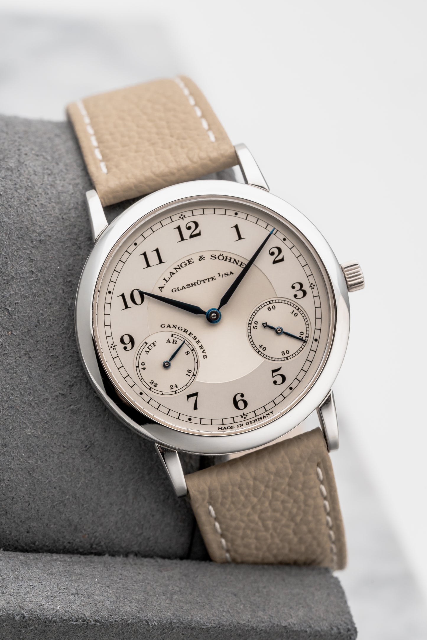 A. Lange & Söhne 1815 Up/Down 221.025, Silver Dial, Platinum