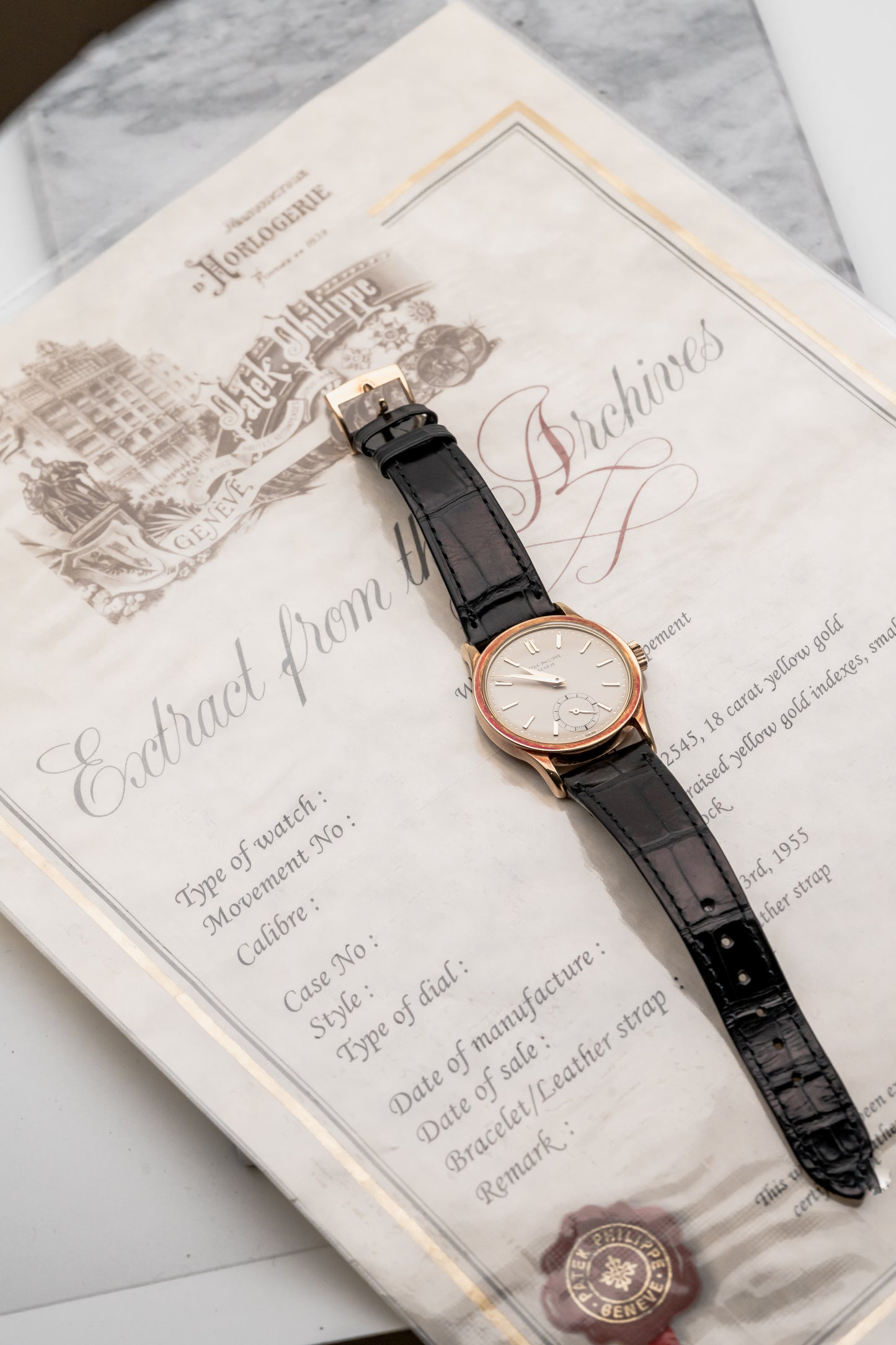 Patek Philippe Calatrava 2545, Ivory Dial